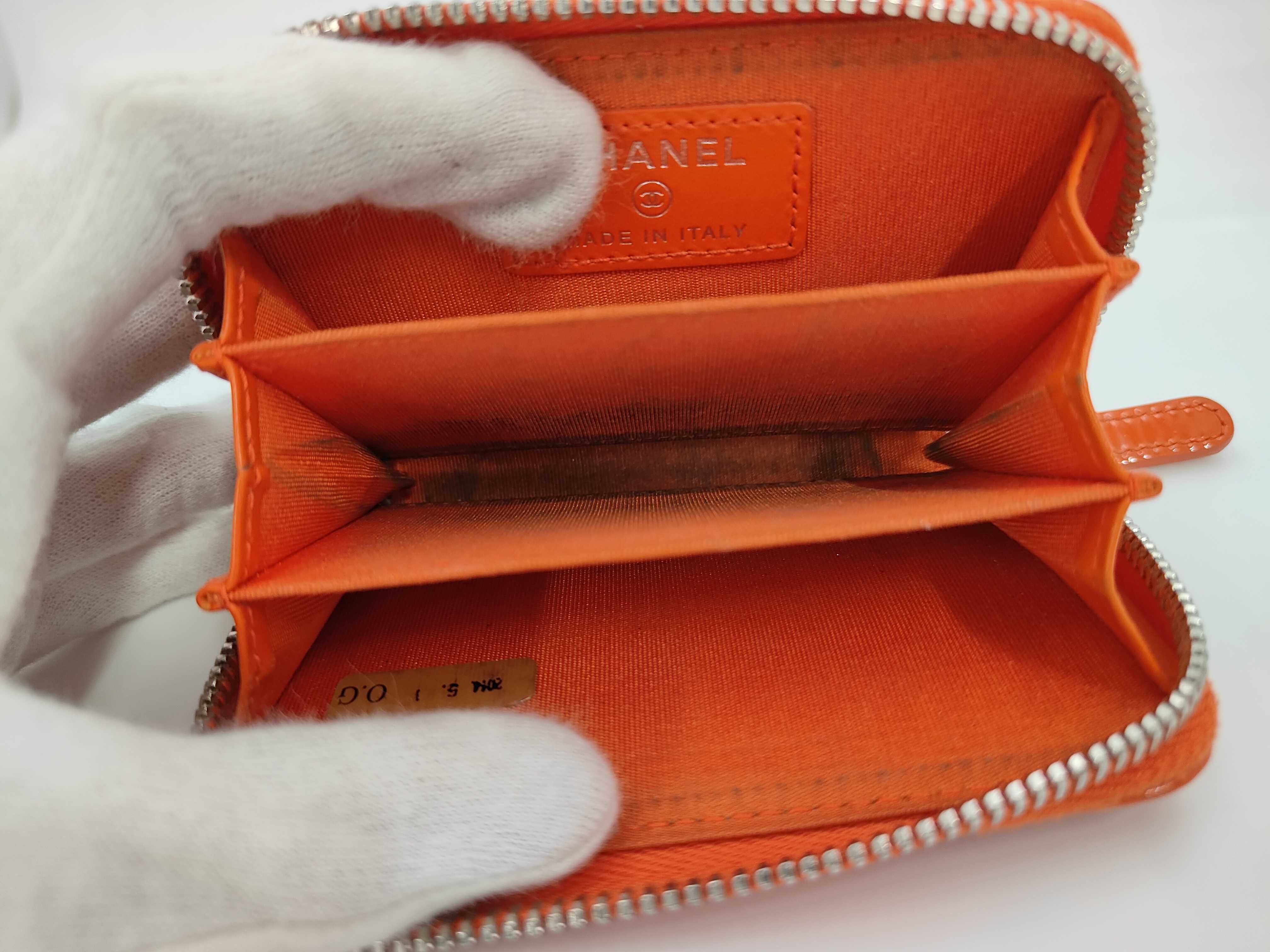 Coco Mark Patent Leather Coin Case — view 8