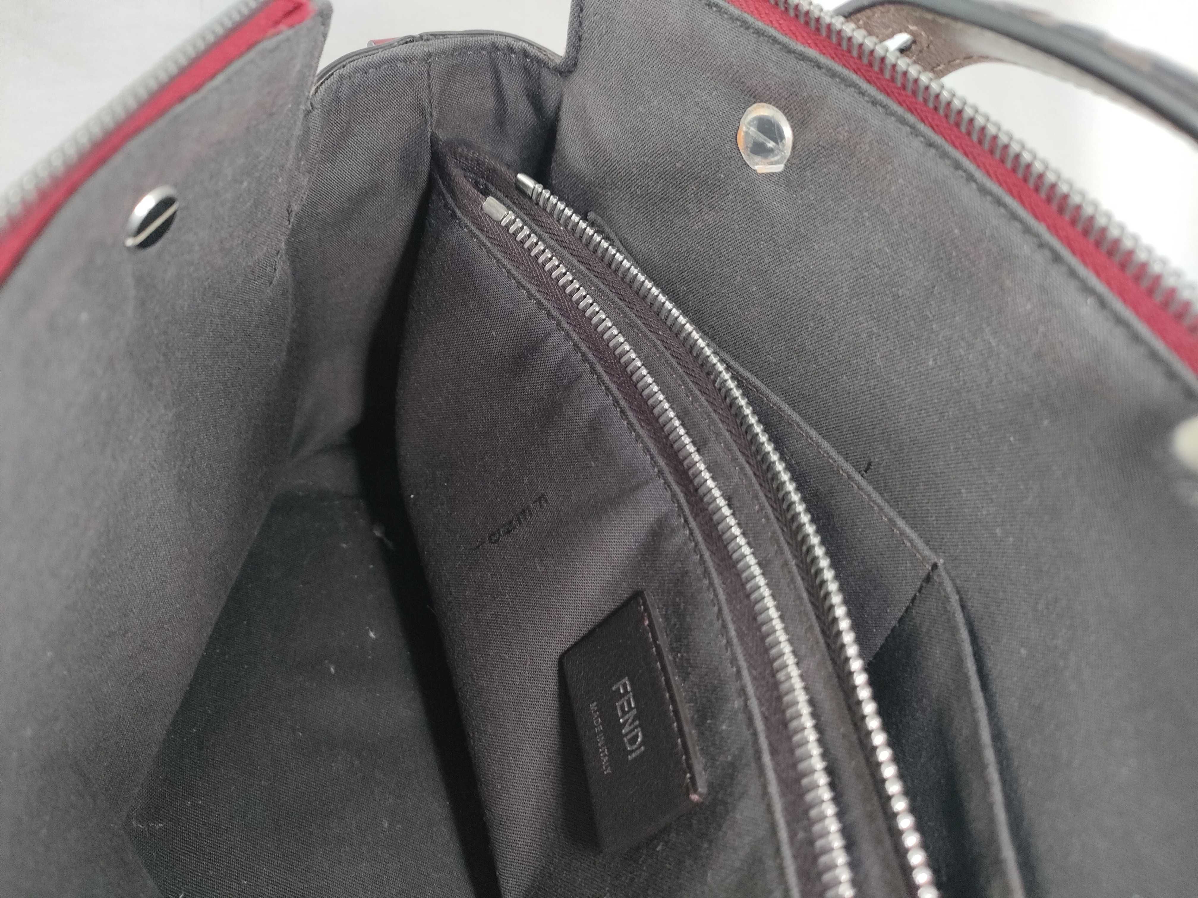 By The Way Medium Leather 2-Way Handbag, Red x Brown, 8BL146 (Handbag) — view 13