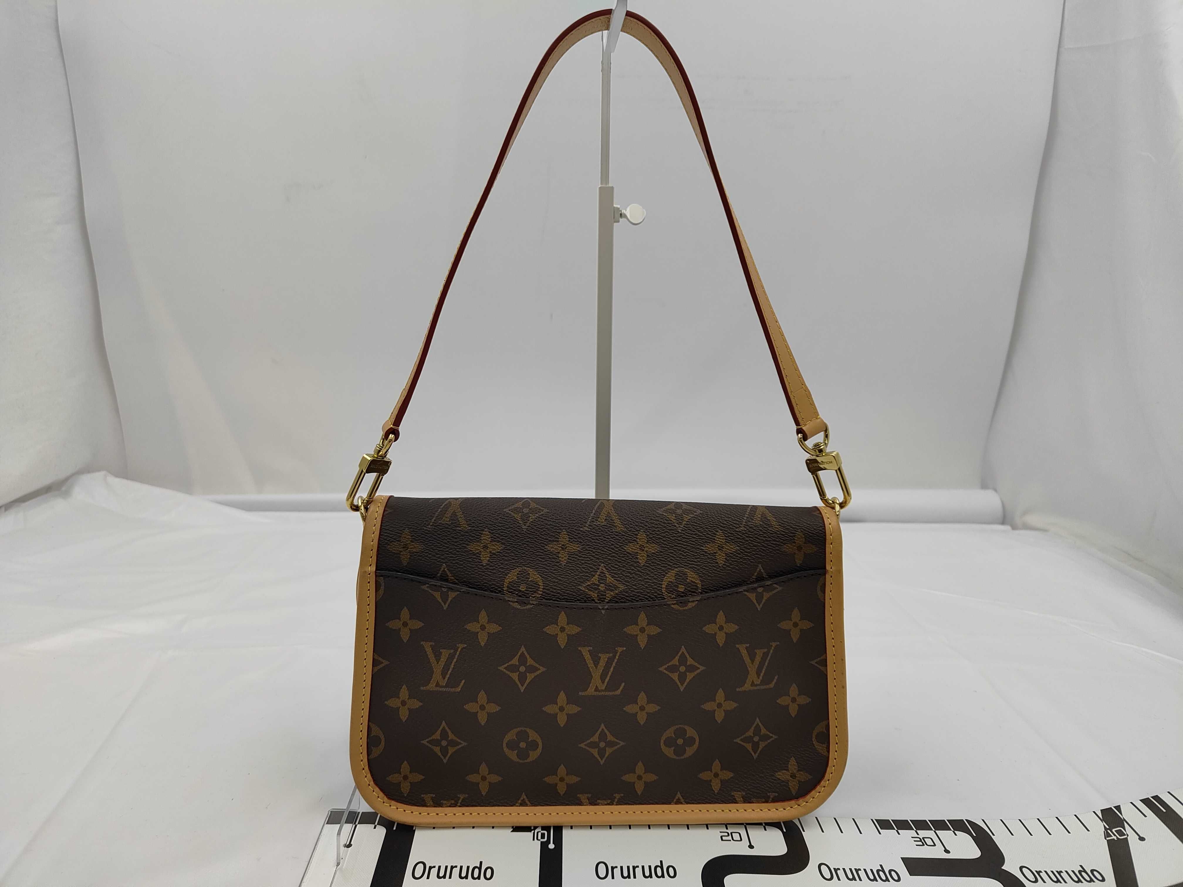 Monogram Diane NM PM M46049 Brown Handbag (RFID detected) — view 2