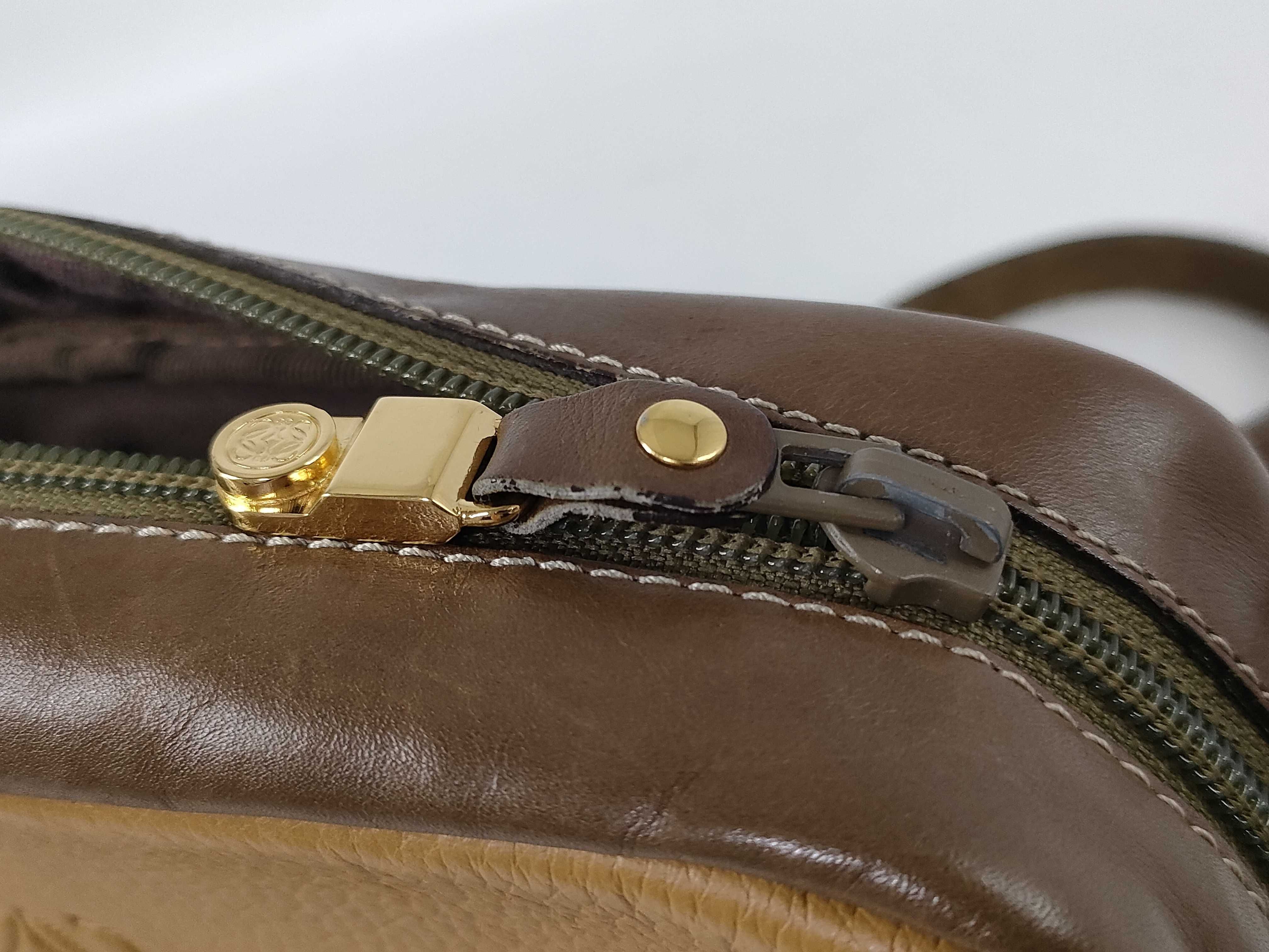 Leather Anagram Shoulder Bag — view 12