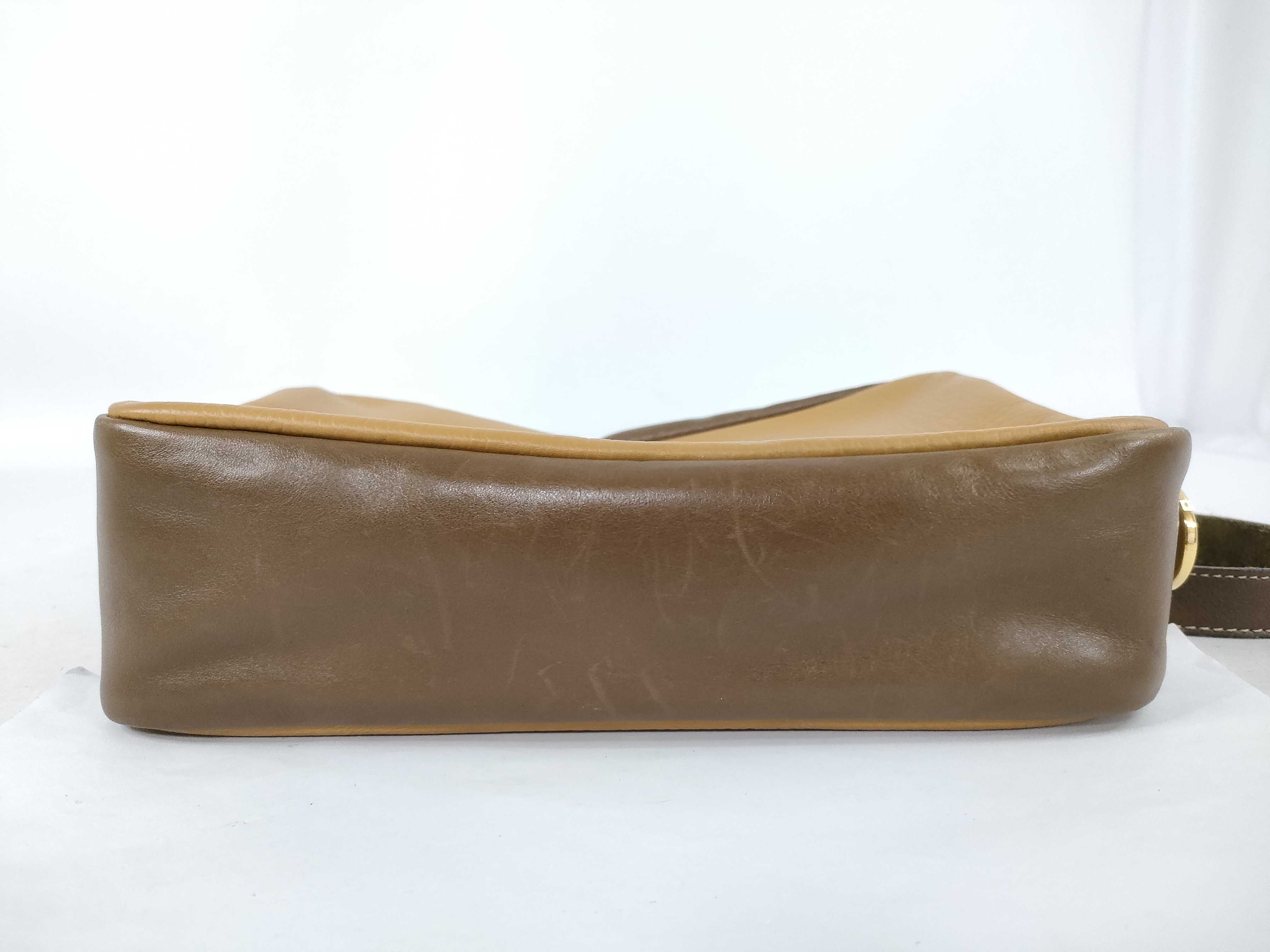 Leather Anagram Shoulder Bag — view 7