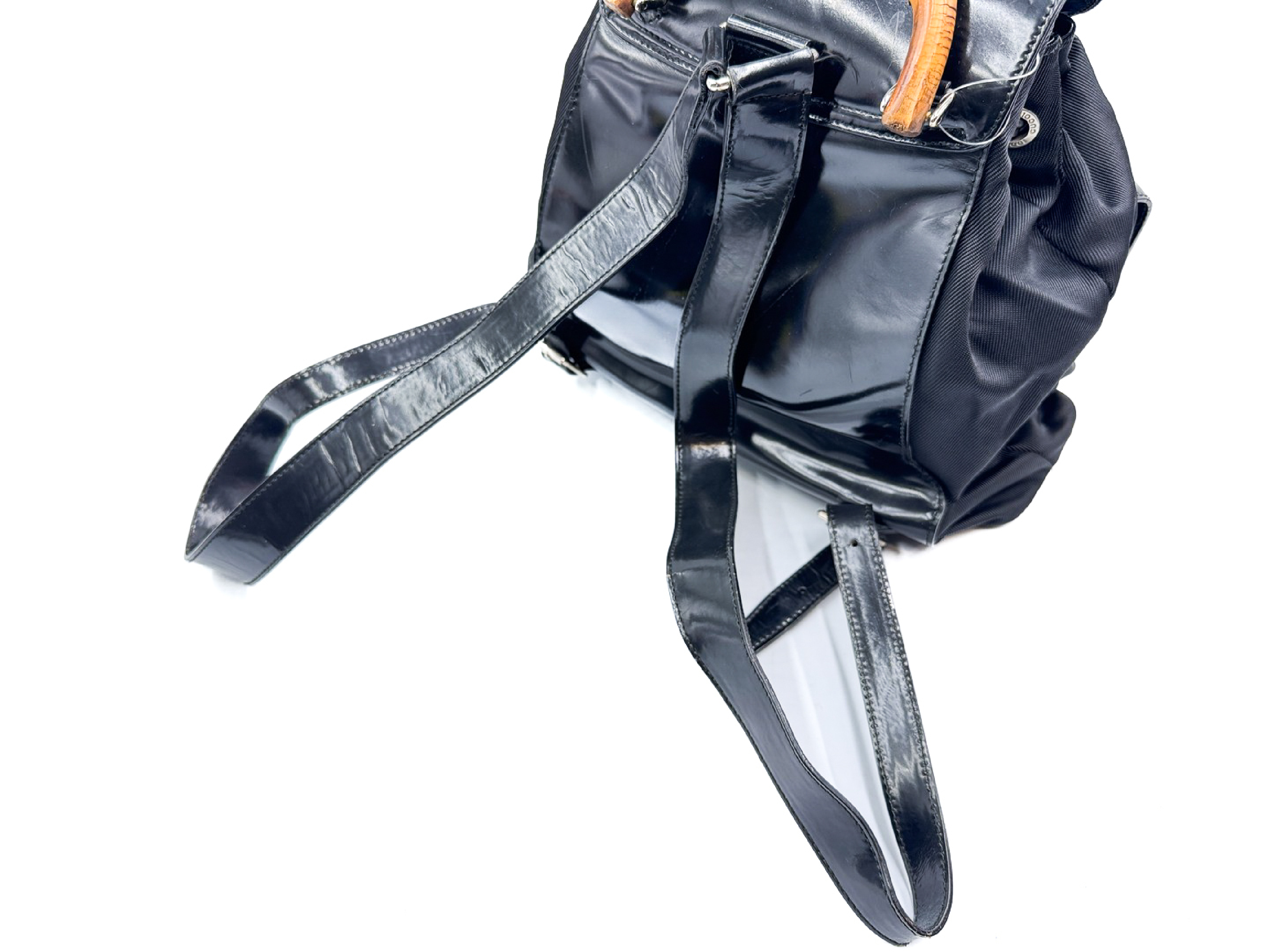Bamboo Black Leather Backpack 003.2058 Backpack — view 4