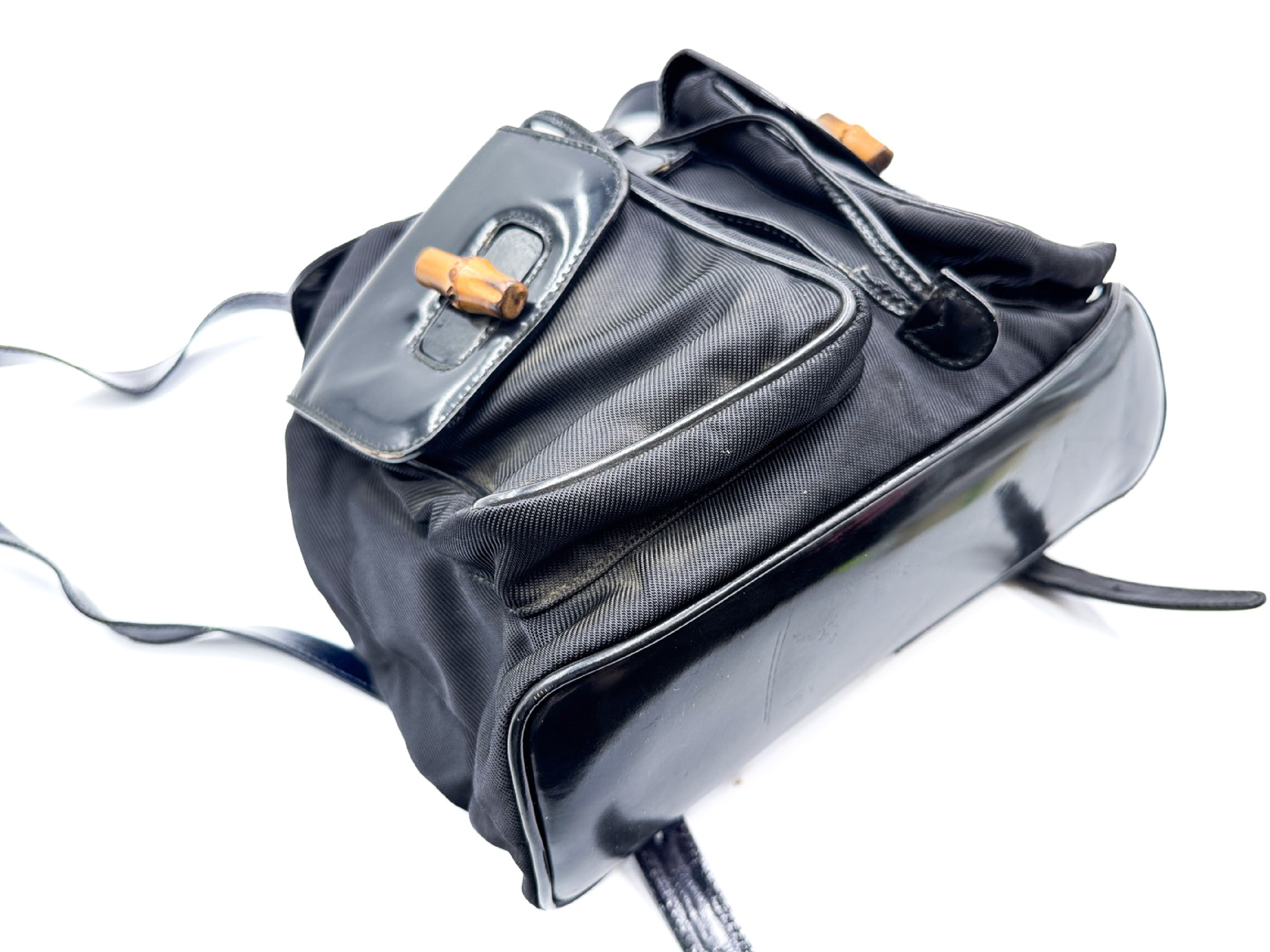Bamboo Black Leather Backpack 003.2058 Backpack — view 6