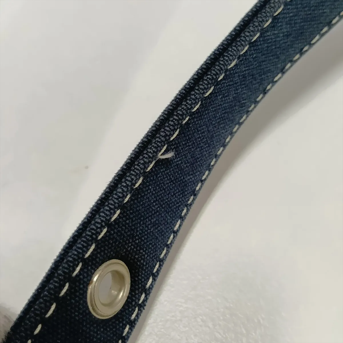 Denim Shoulder Bag, Navy, 26569 — view 12