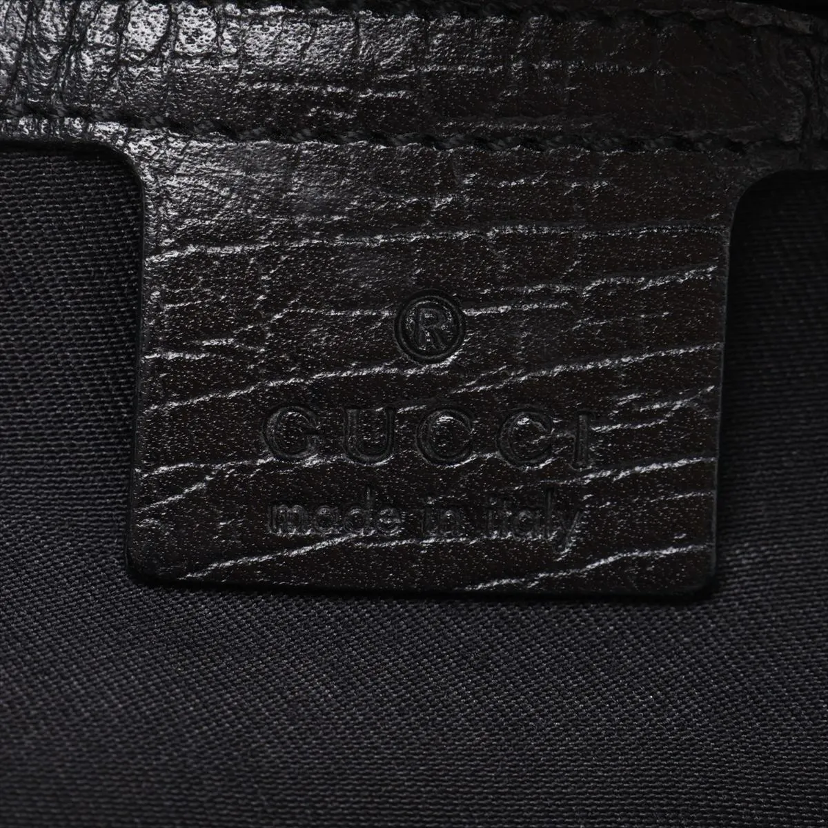 GG Canvas Horsebit Canvas x Leather Shoulder Bag Black 114900 — view 9
