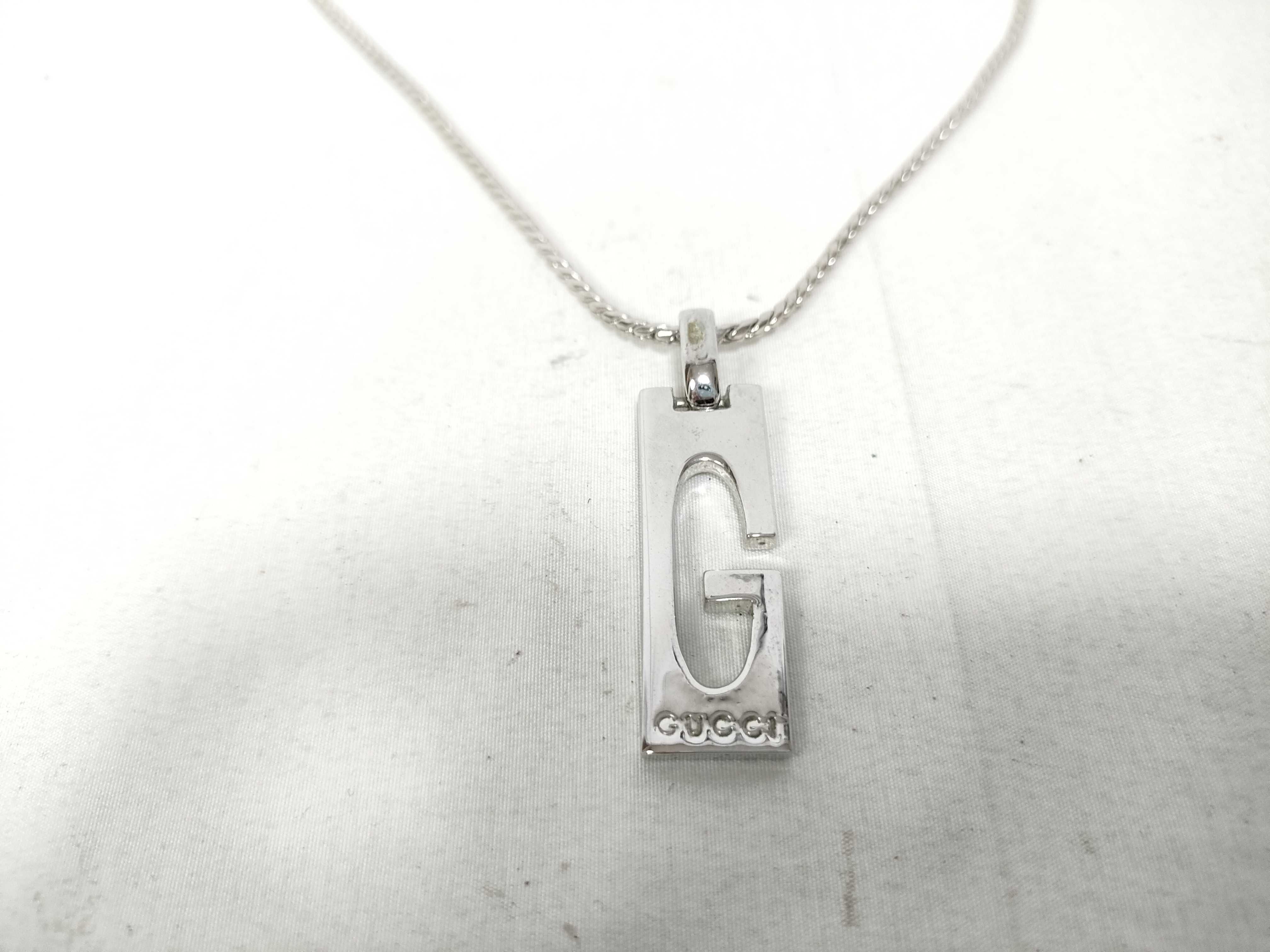 G-charm necklace — view 2