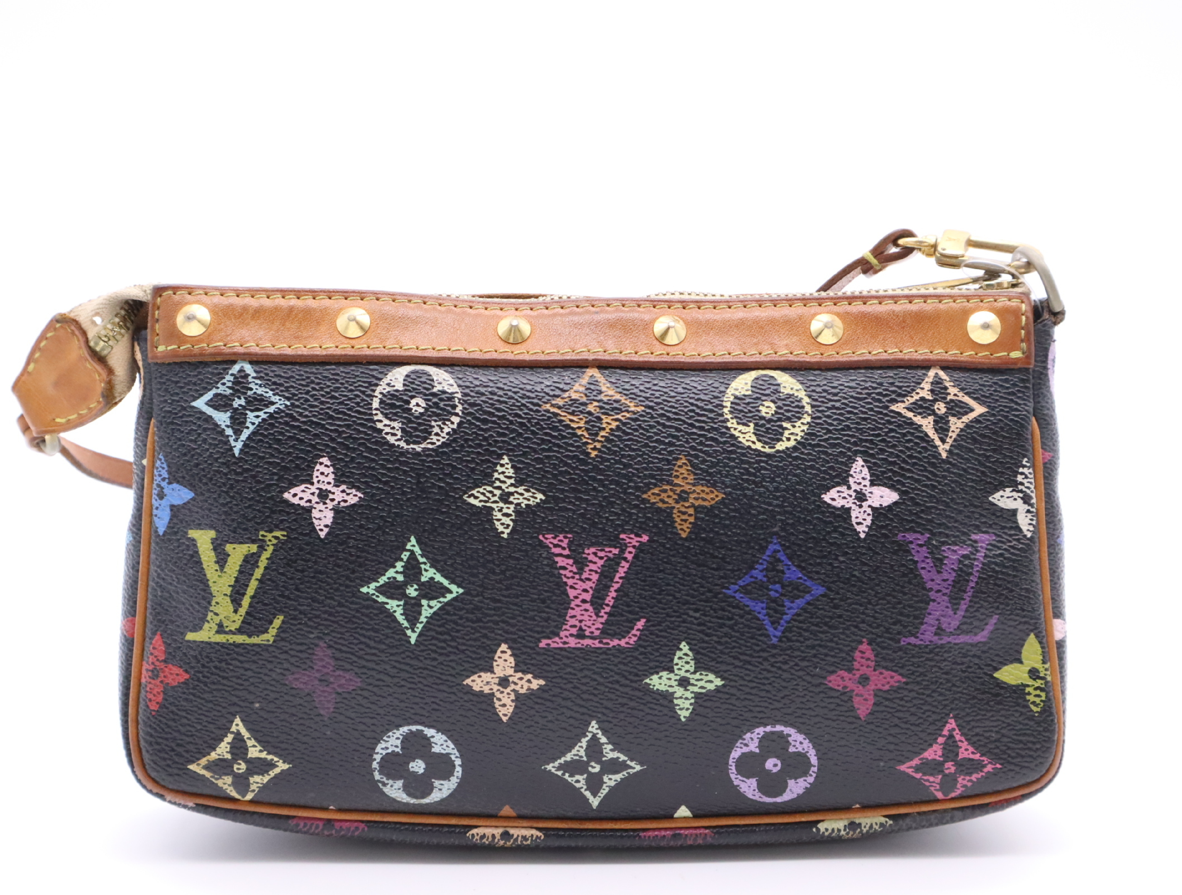 M92648 Multicolor Pochette Accessoires Noir Pouch — view 2