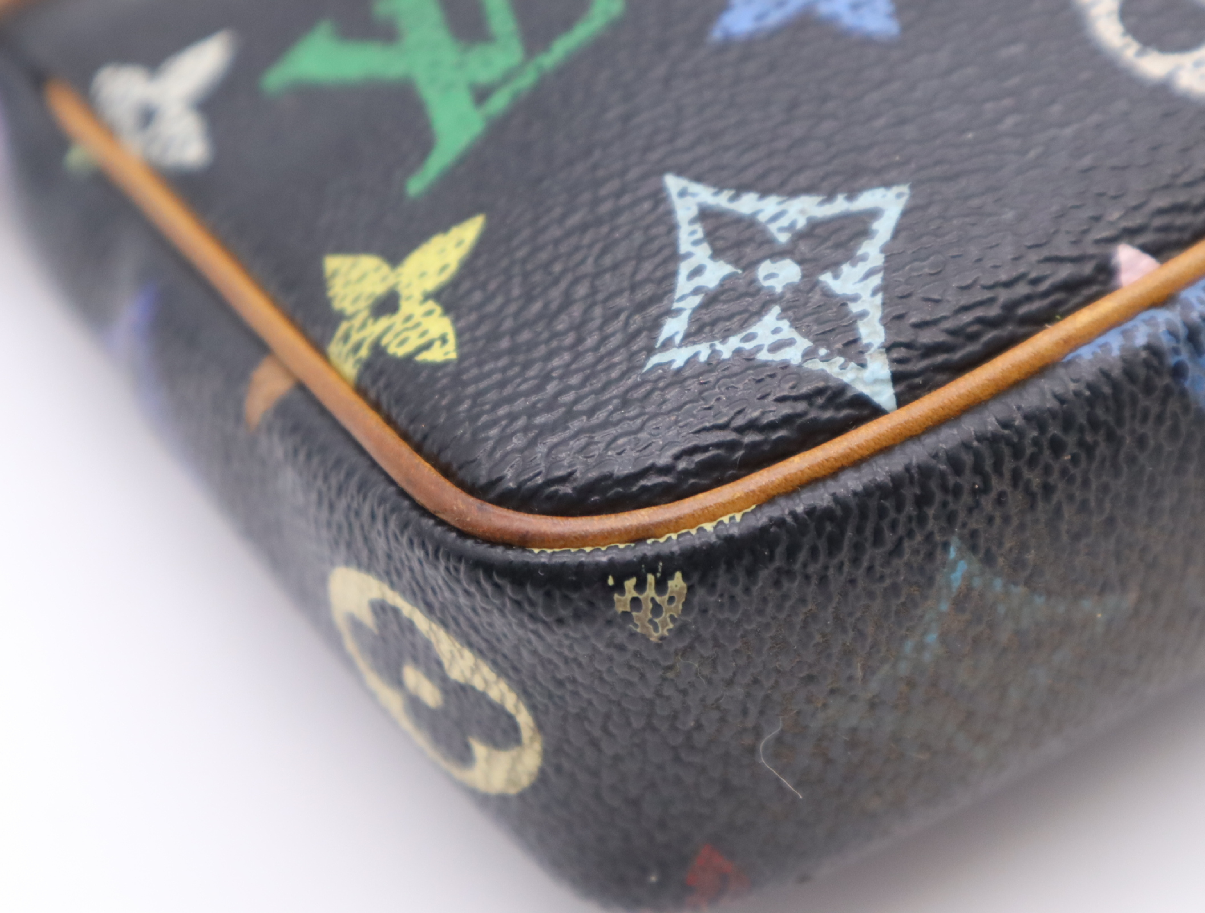 M92648 Multicolor Pochette Accessoires Noir Pouch — view 6