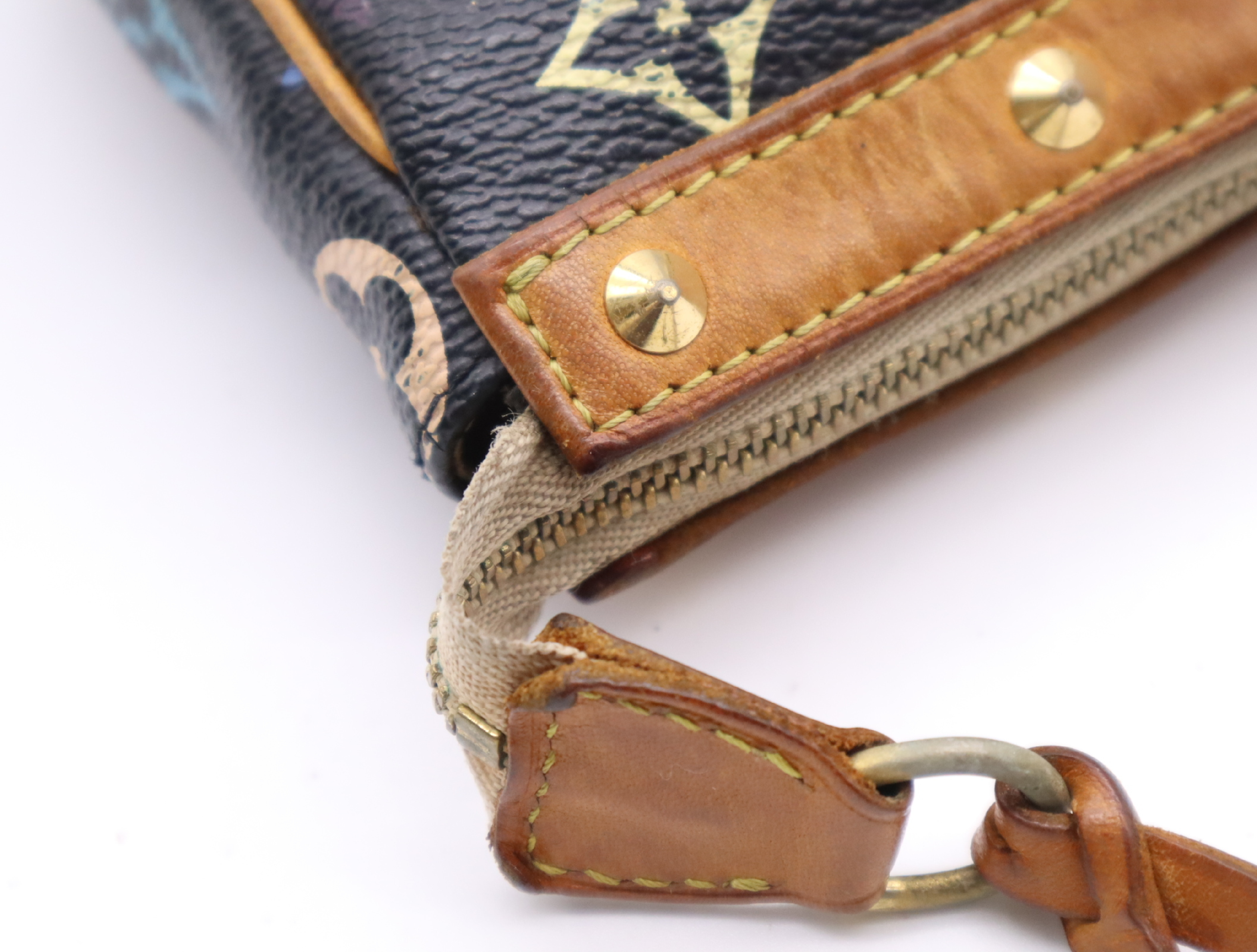 M92648 Multicolor Pochette Accessoires Noir Pouch — view 8