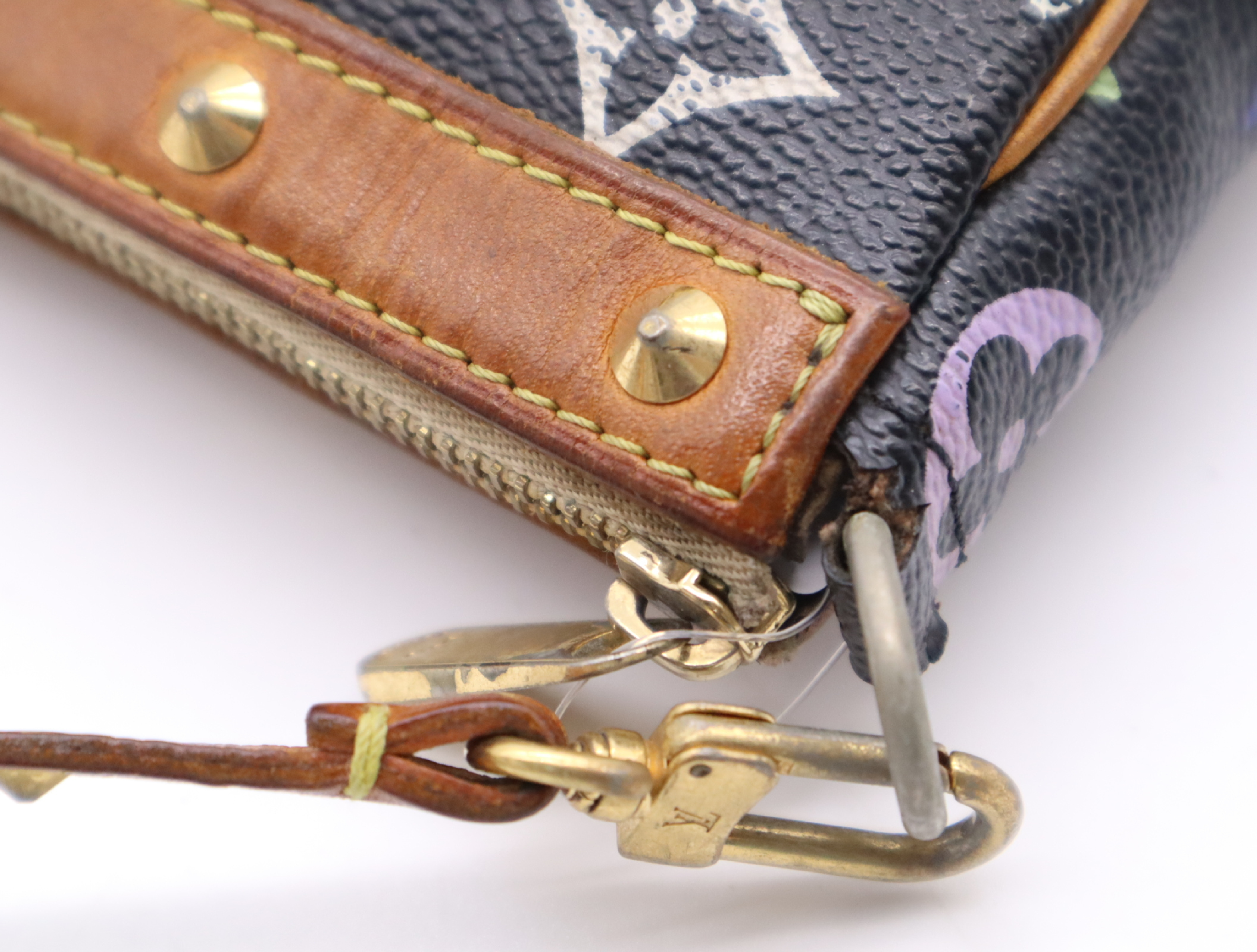 M92648 Multicolor Pochette Accessoires Noir Pouch — view 9