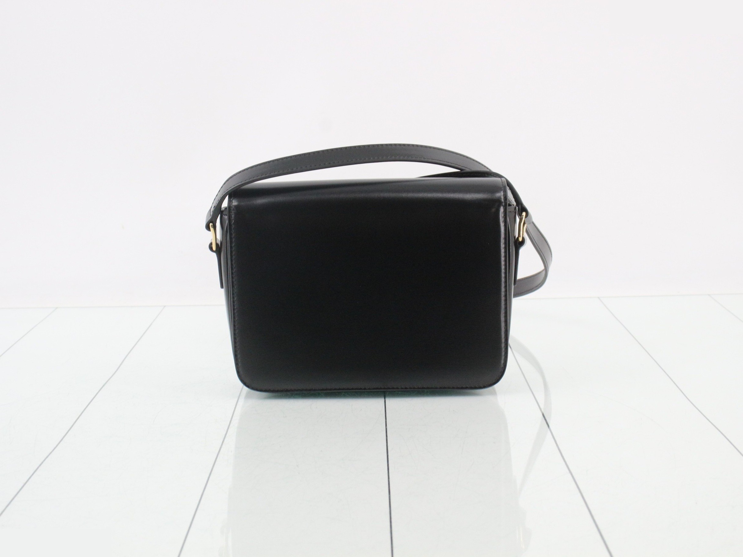 Triomphe Teen Shoulder Bag, Calfskin, Unused — view 2
