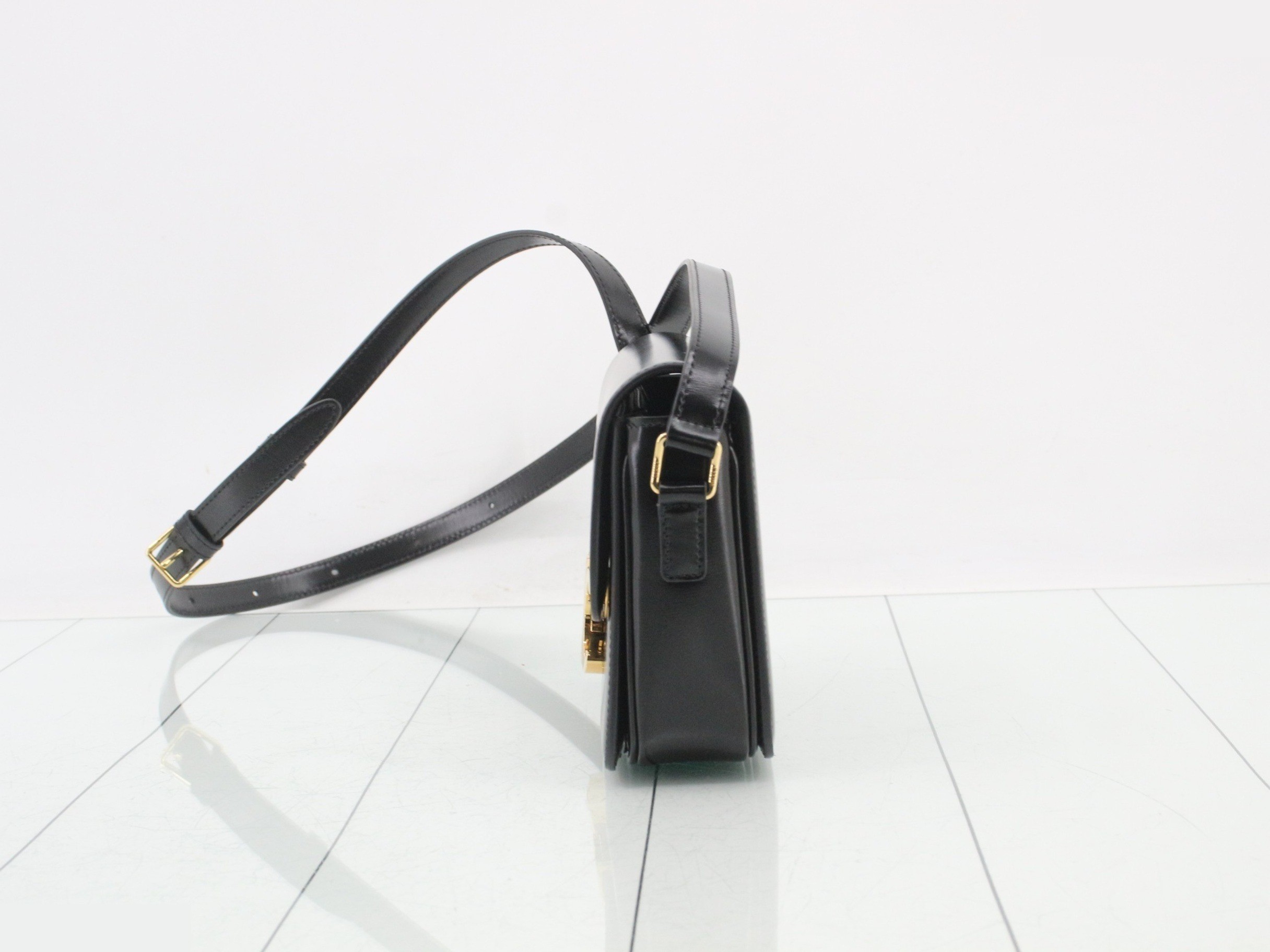 Triomphe Teen Shoulder Bag, Calfskin, Unused — view 3