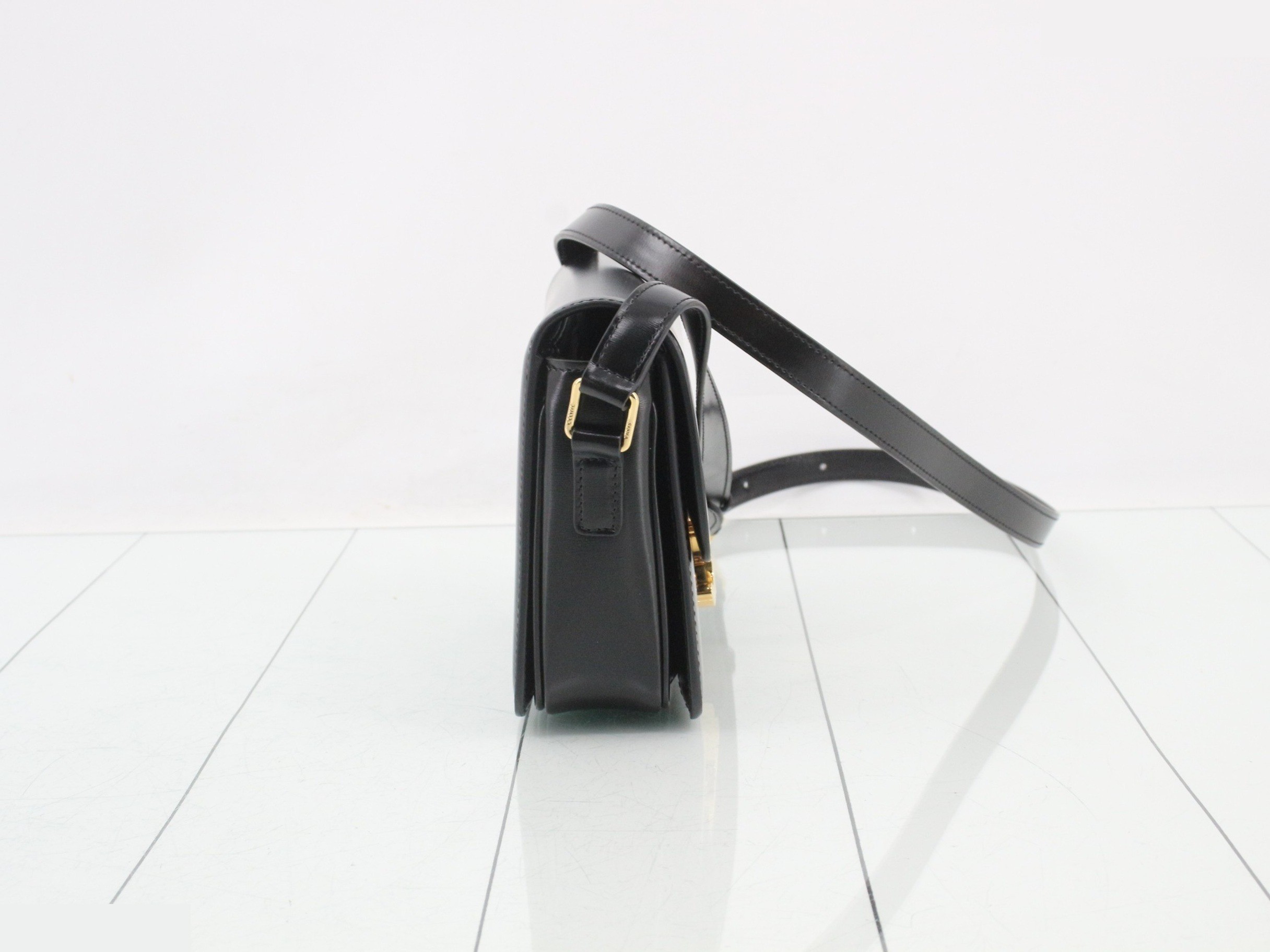 Triomphe Teen Shoulder Bag, Calfskin, Unused — view 4