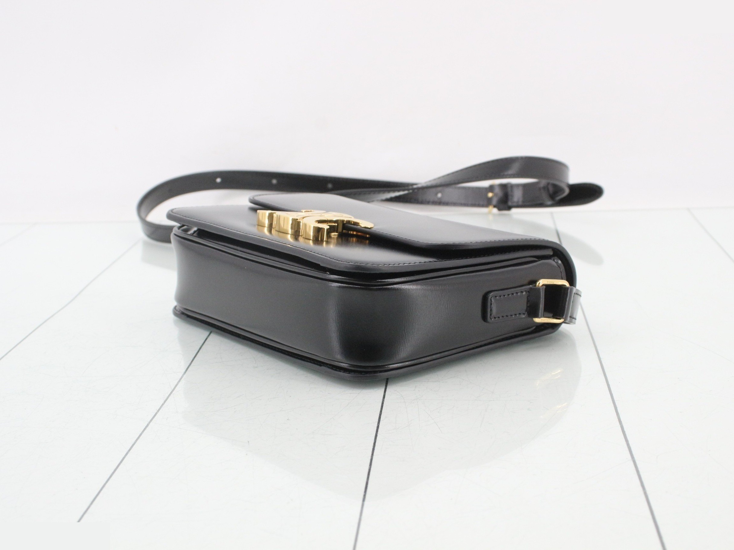 Triomphe Teen Shoulder Bag, Calfskin, Unused — view 6