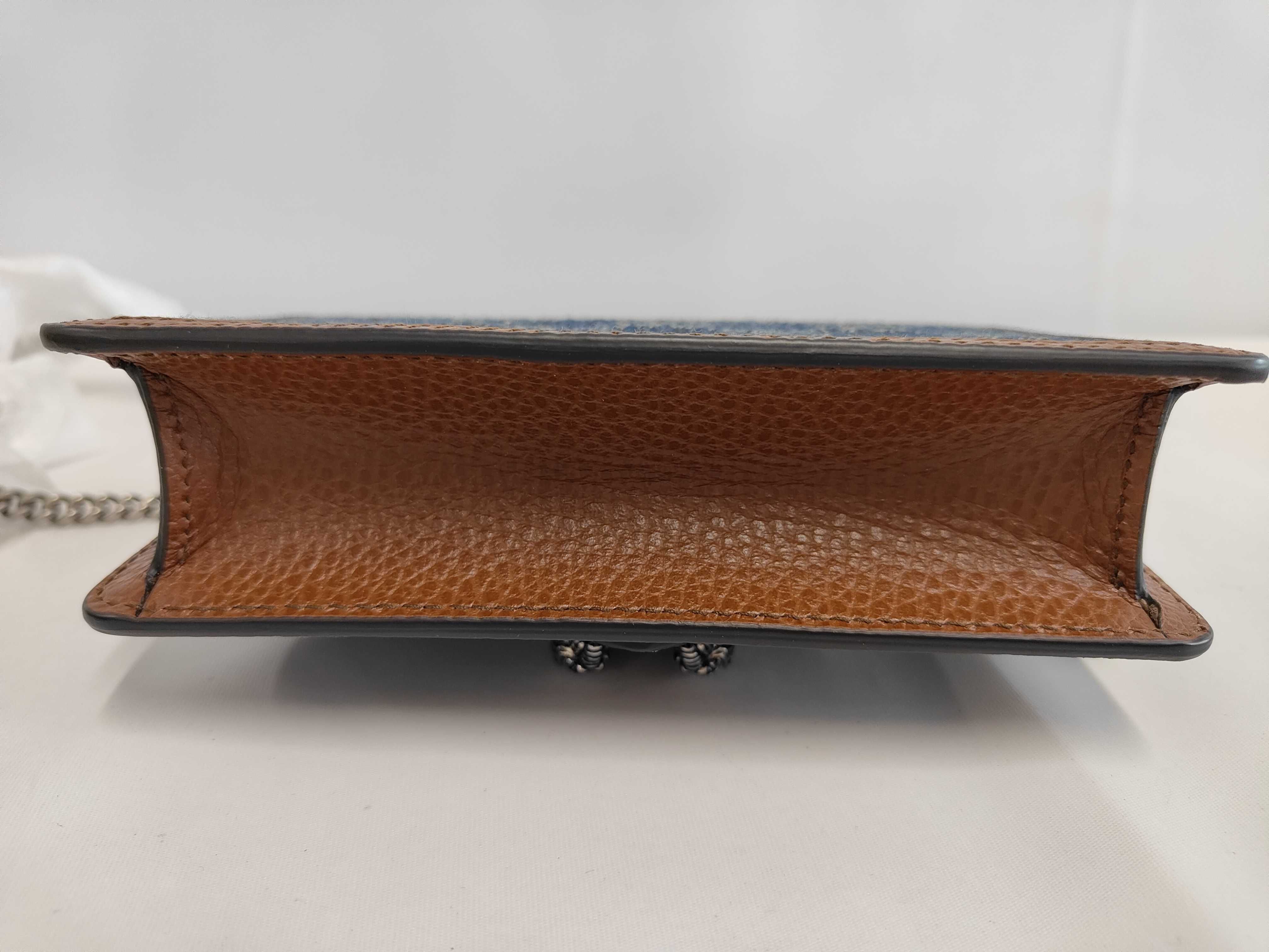 Unused GG Denim Dionysus Chain Shoulder Bag — view 4