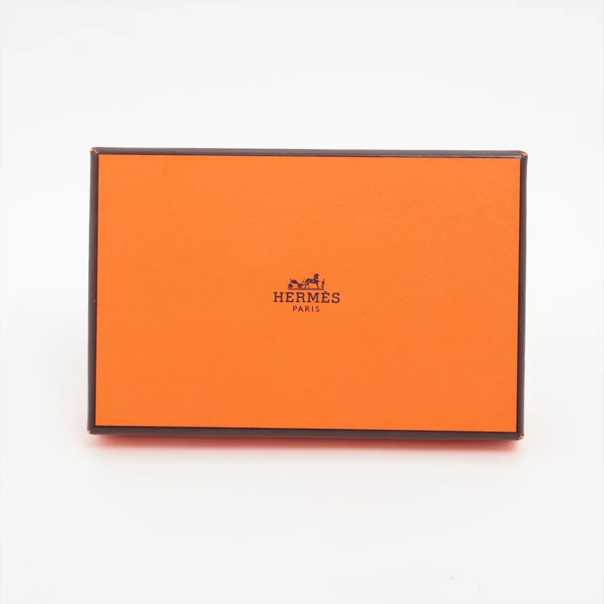 Calvi Veau Epsom Card Case, Black, Silver Hardware, D: 2019 — view 7