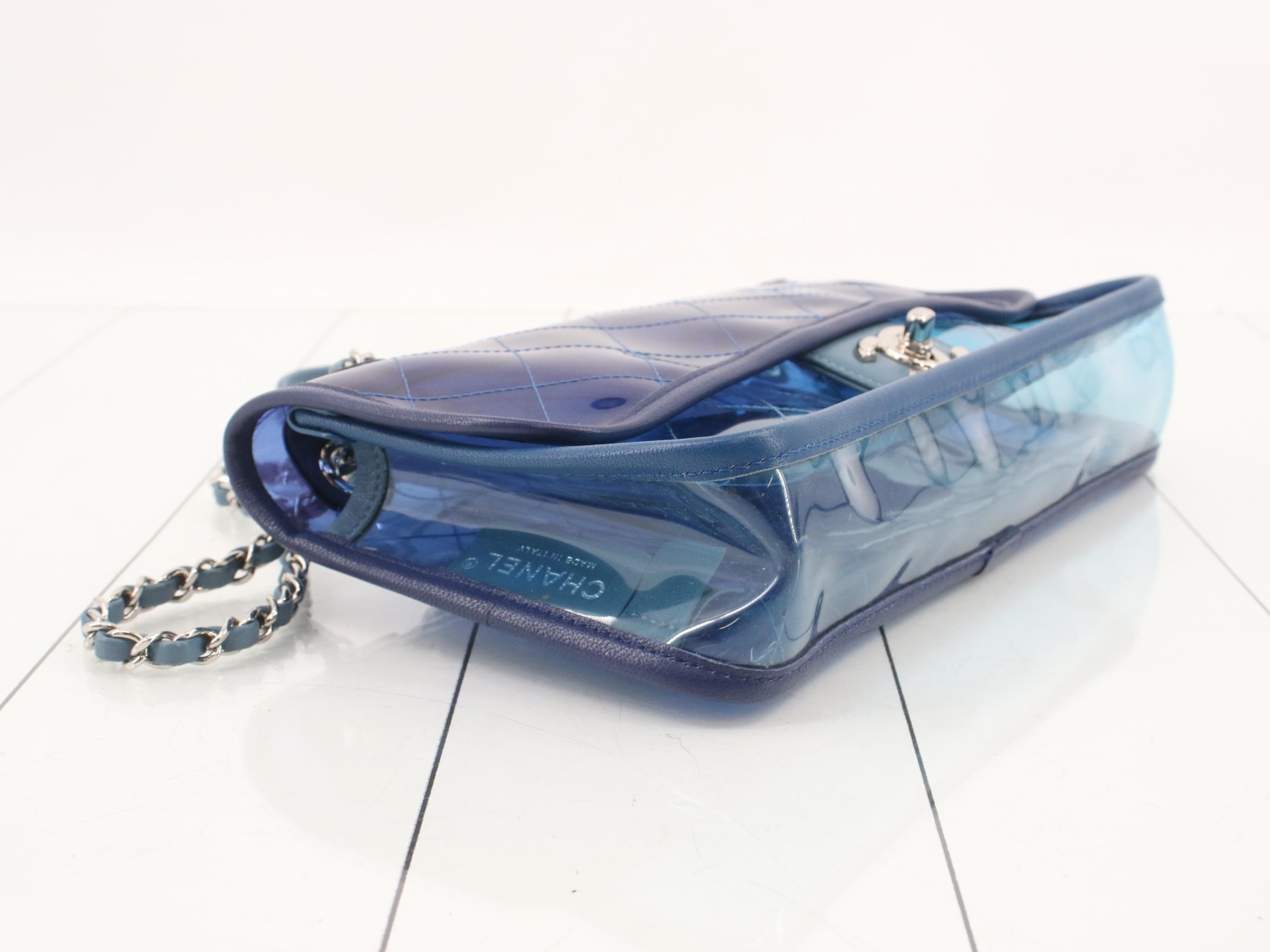 Vinyl Matelassé Chain Shoulder Bag — view 5