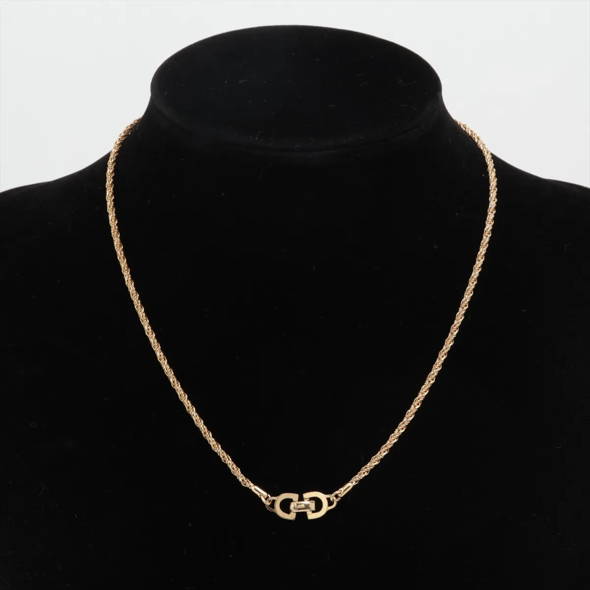 beaded necklace, GP gold. Shows signs of wear, — view 5