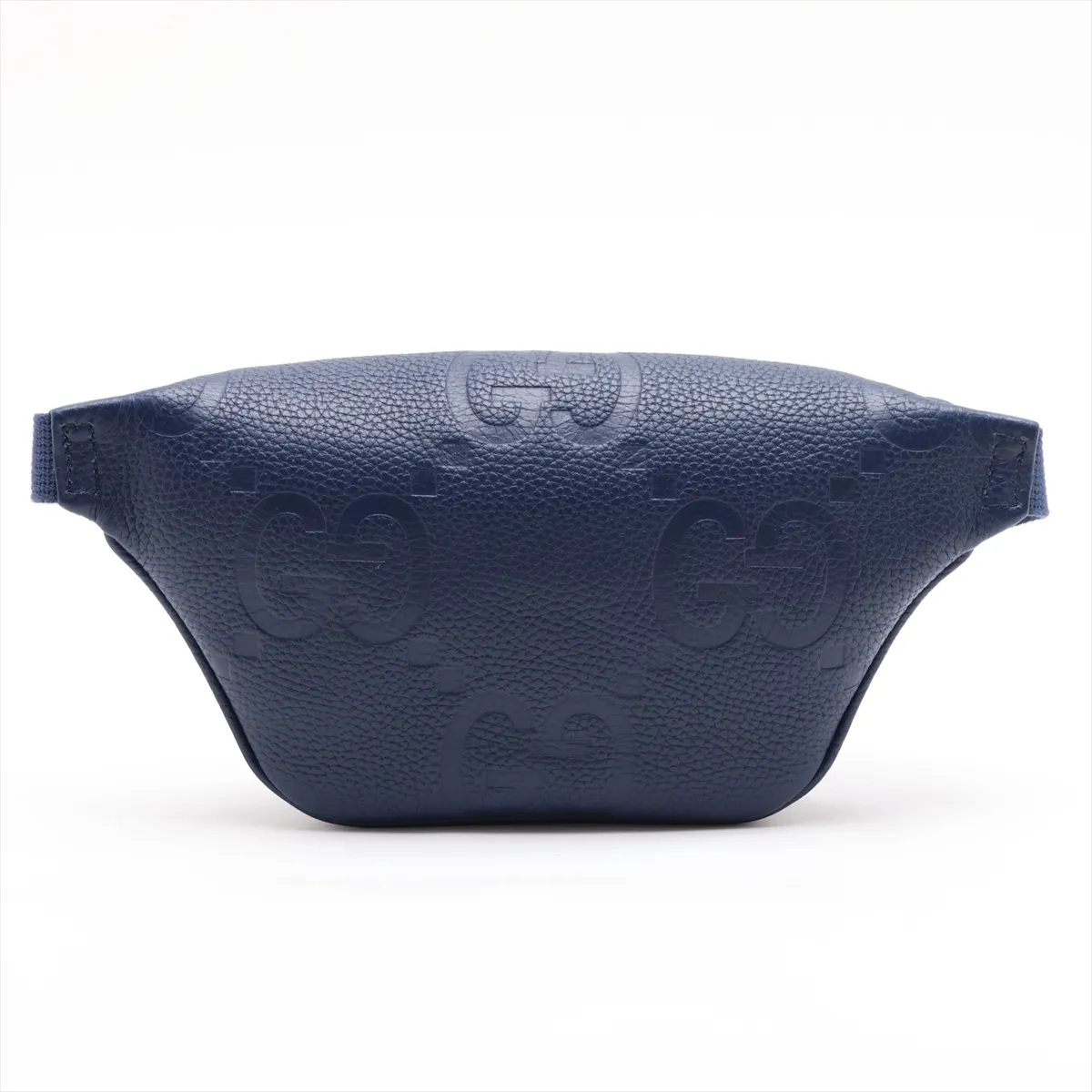 GG Embossed Leather Body Bag, Navy, 658582 — view 2
