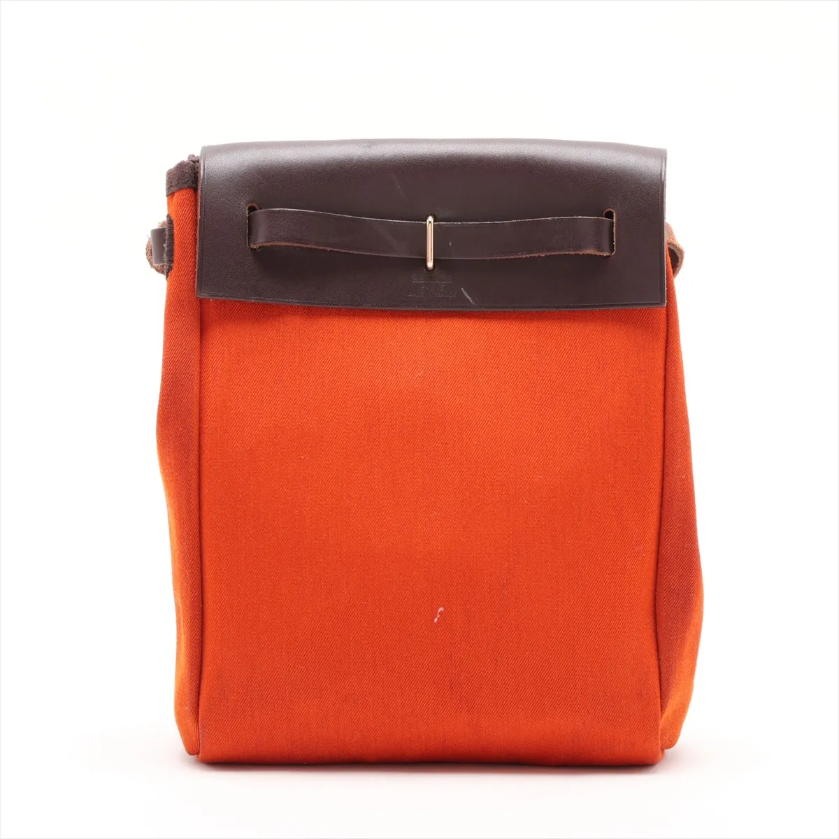 Herbag TPM Toile Officier x Vache Hunter Orange x Brown Gold Hardware H:2004 — view 2