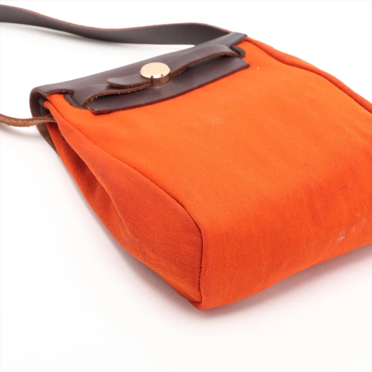 Herbag TPM Toile Officier x Vache Hunter Orange x Brown Gold Hardware H:2004 — view 4