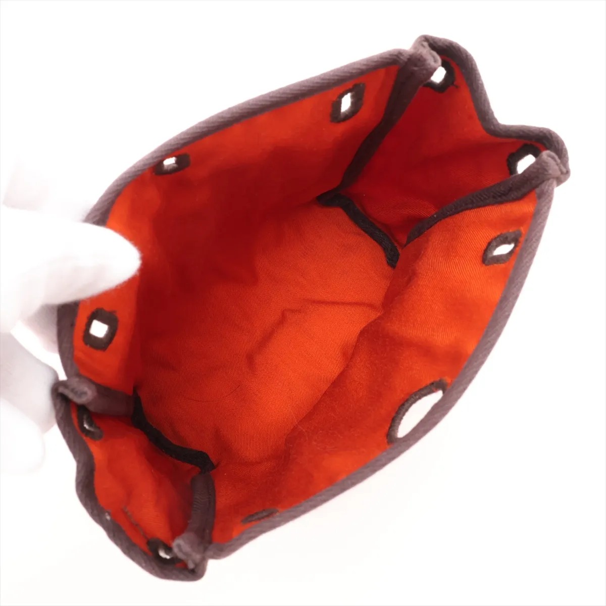 Herbag TPM Toile Officier x Vache Hunter Orange x Brown Gold Hardware H:2004 — view 7