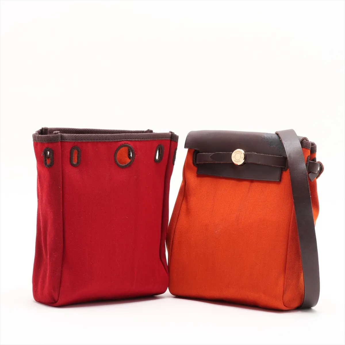 Herbag TPM Toile Officier x Vache Hunter Orange x Brown Gold Hardware H:2004 — view 9