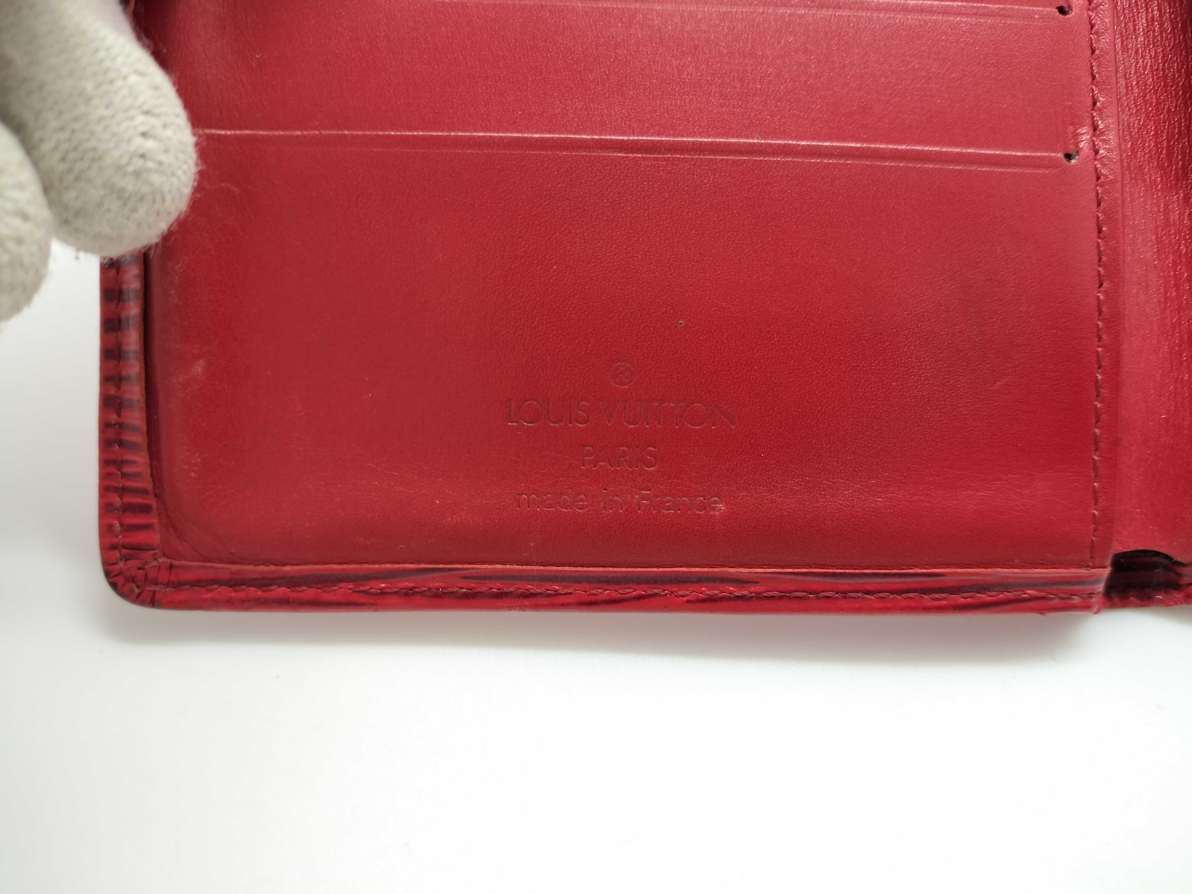 Epi Portefeuille Cartes Crédit Monnaie Bi-fold Leather Wallet — view 11