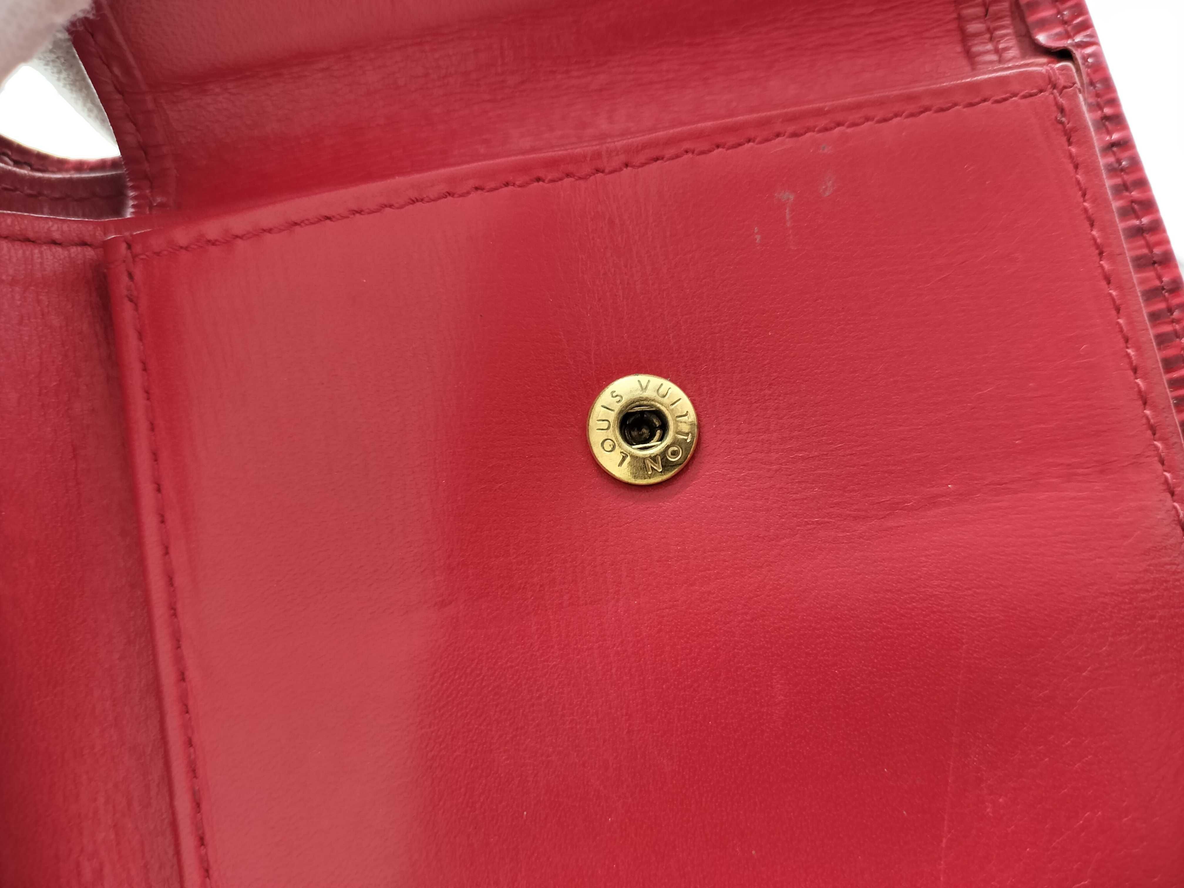 Epi Portefeuille Cartes Crédit Monnaie Bi-fold Leather Wallet — view 13
