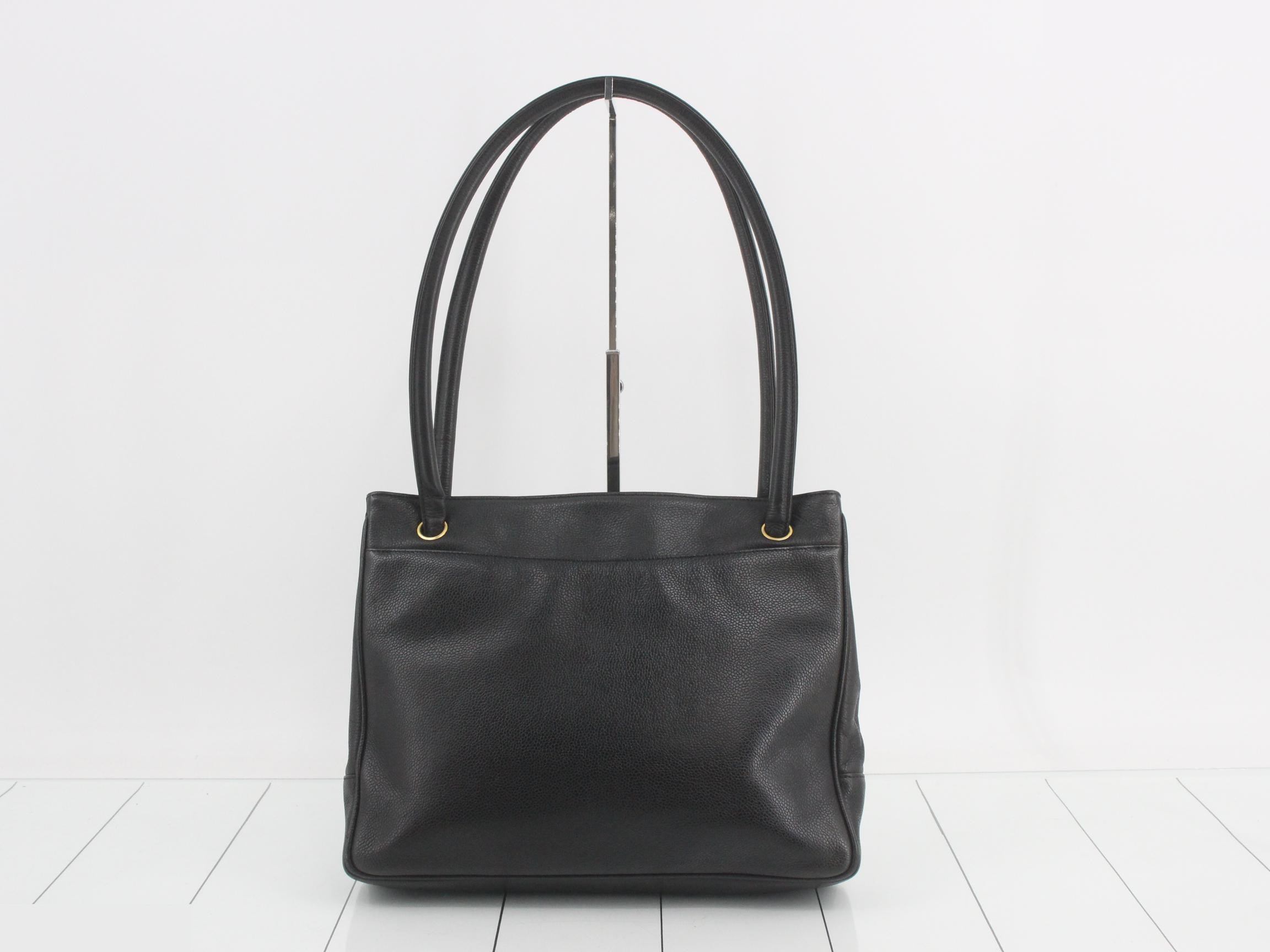 Caviar leather Coco Mark semi-shoulder bag — view 2