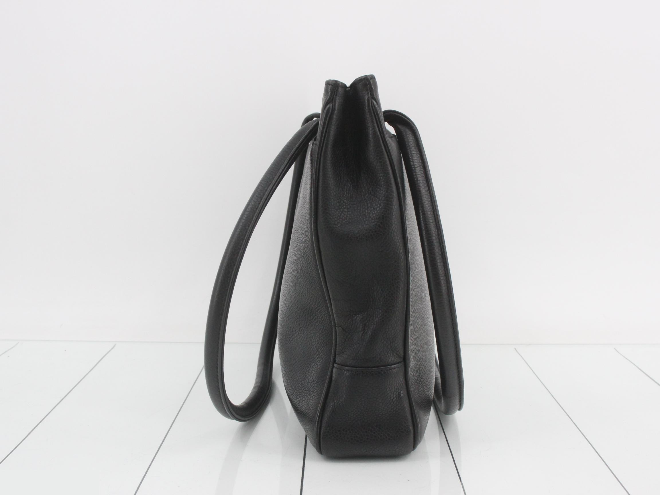 Caviar leather Coco Mark semi-shoulder bag — view 4