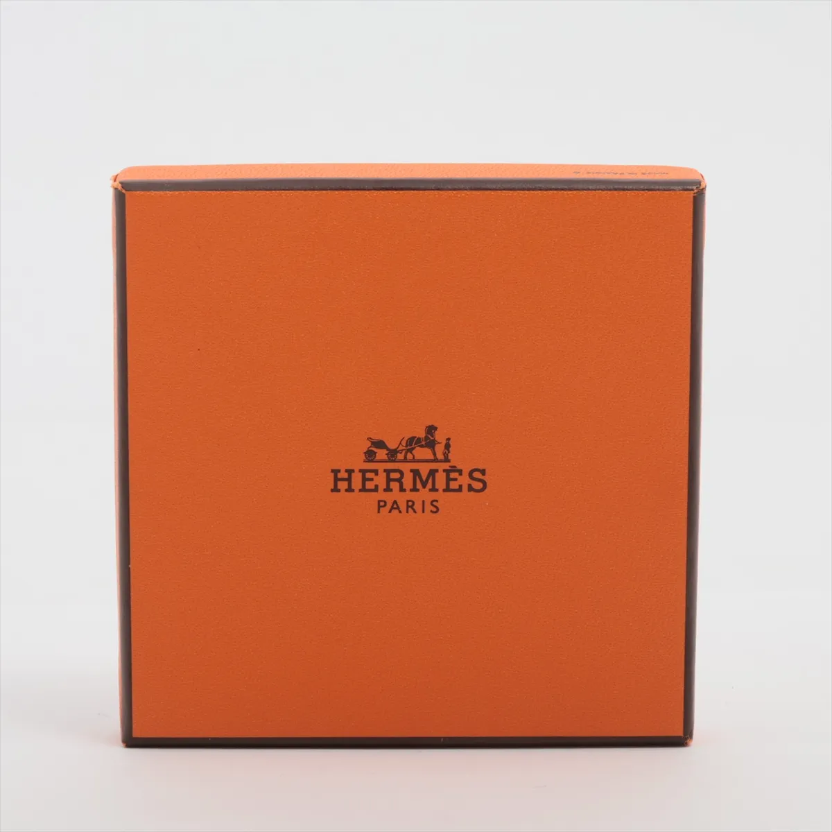 Cage d'H H-Cube Necklace, Metal, Silver x Orange. Shows — view 6