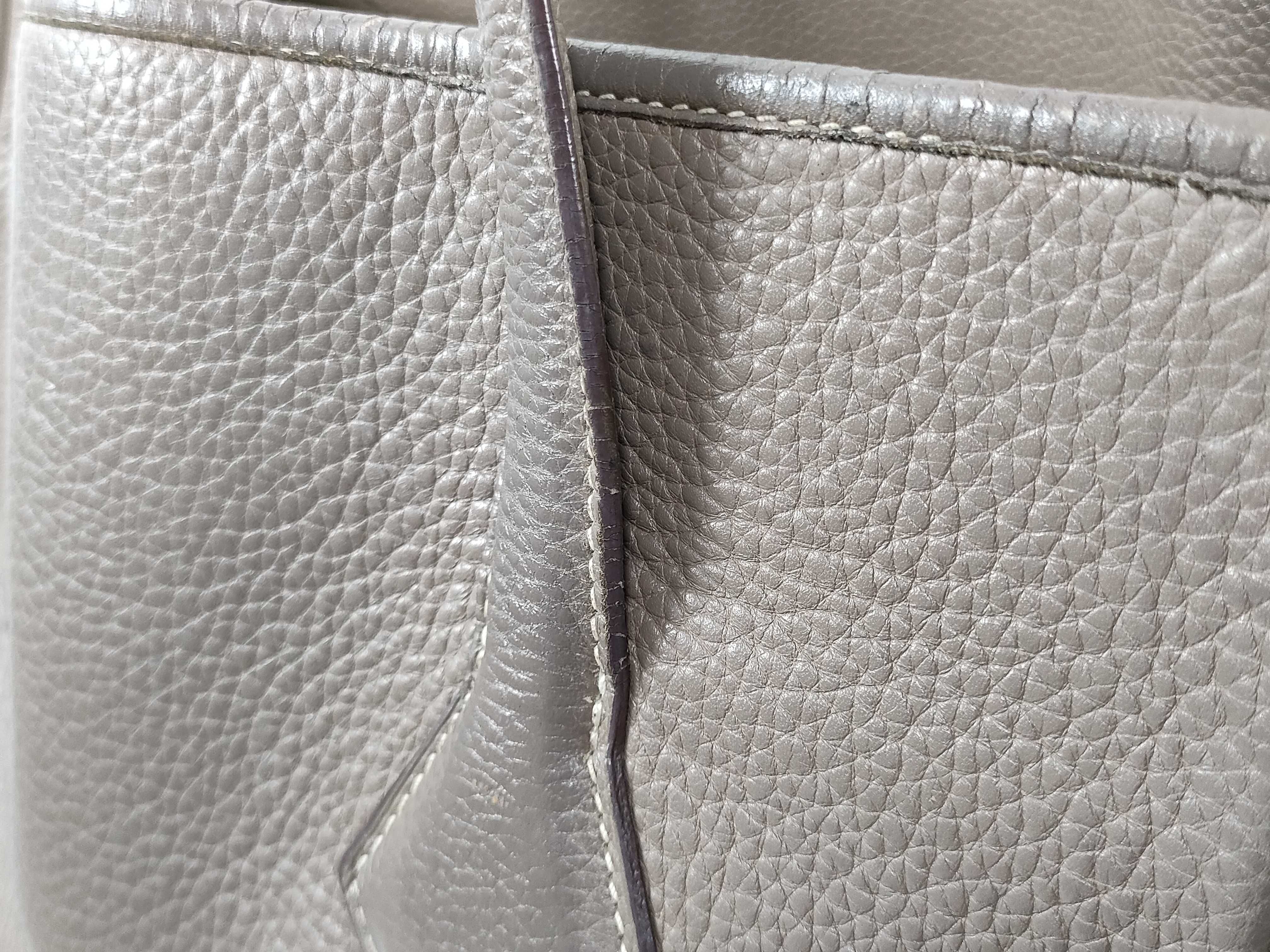 Victoria Cabas Leather Tote Bag — view 4