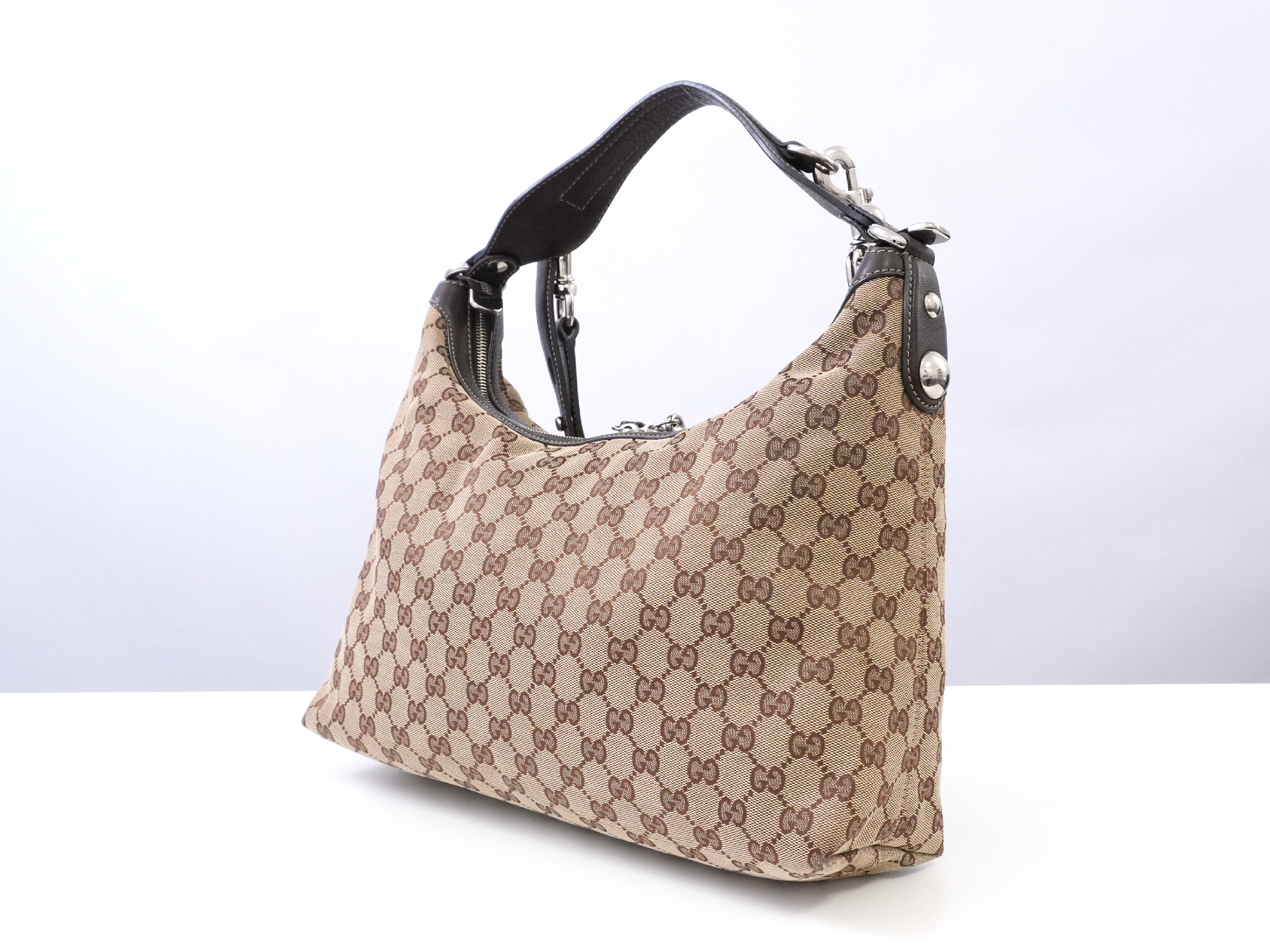 GG Canvas Icon Bit Hobo Bag 2-way Handbag — view 11