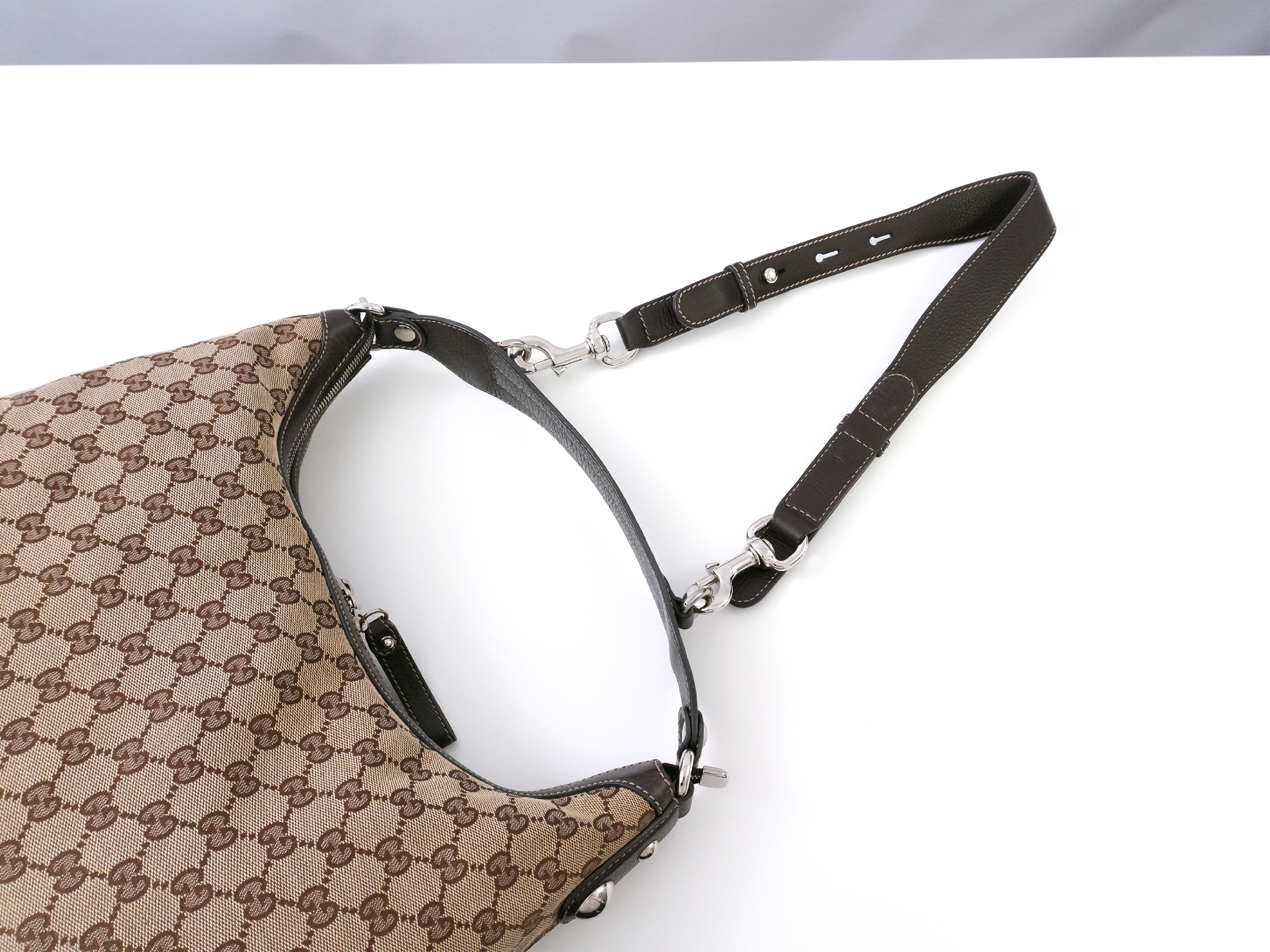 GG Canvas Icon Bit Hobo Bag 2-way Handbag — view 14