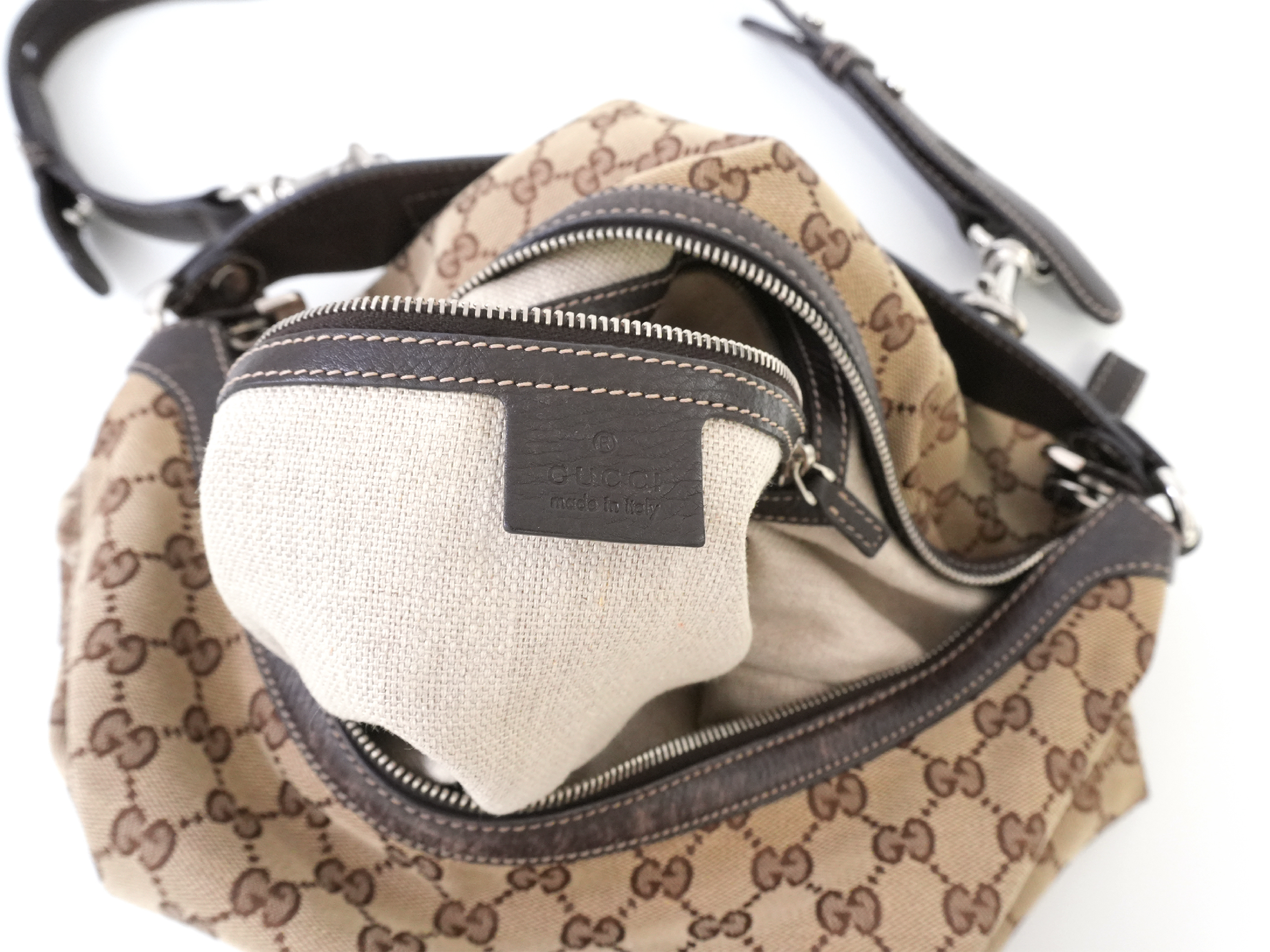 GG Canvas Icon Bit Hobo Bag 2-way Handbag — view 6