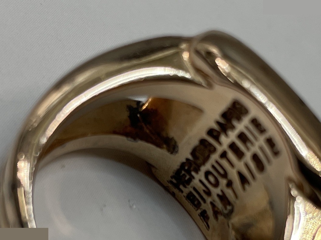 Corozo Serie Shell Ring, Size #11.5, Gold, Weight: 11.8g — view 11