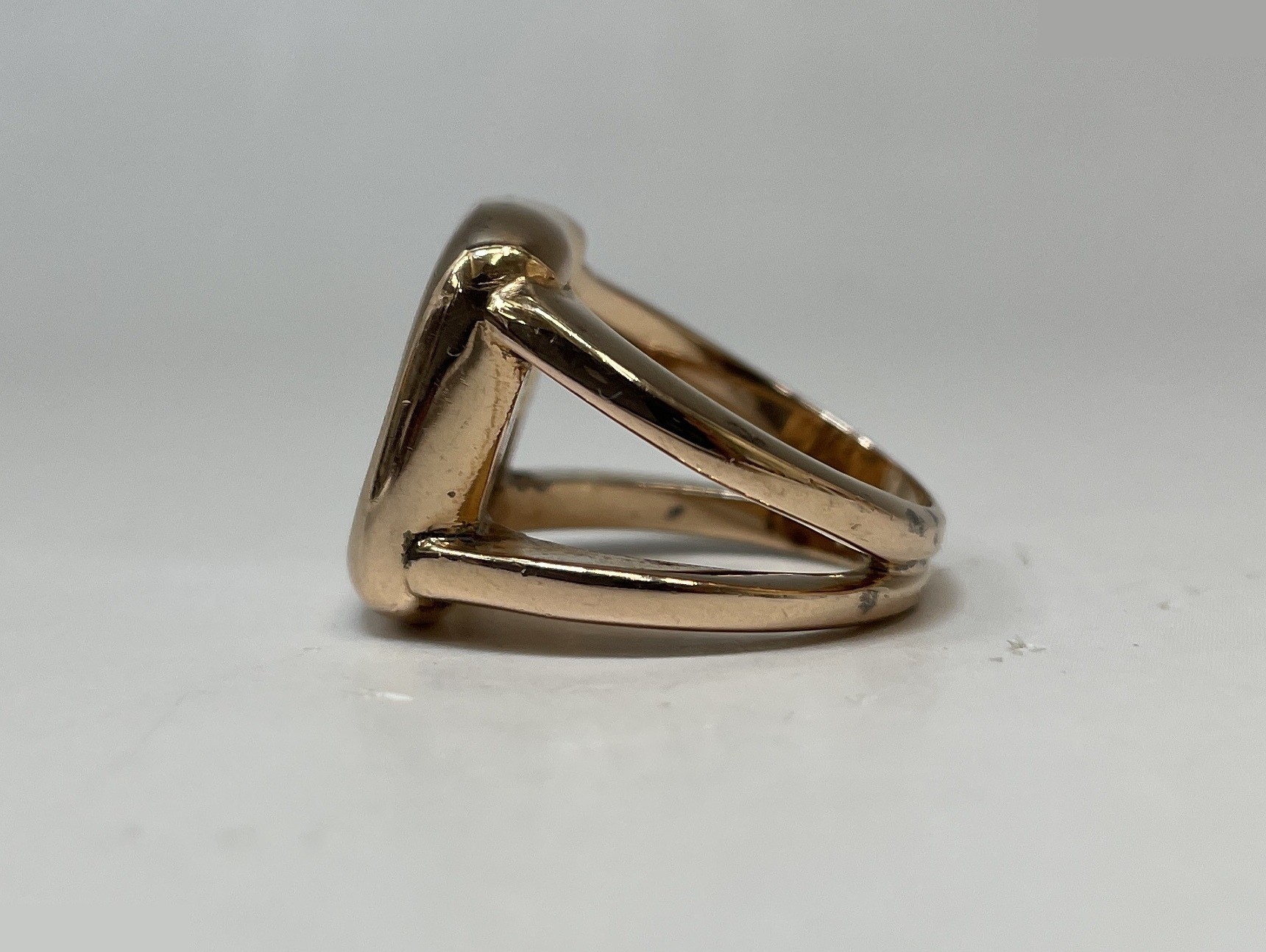 Corozo Serie Shell Ring, Size #11.5, Gold, Weight: 11.8g — view 8