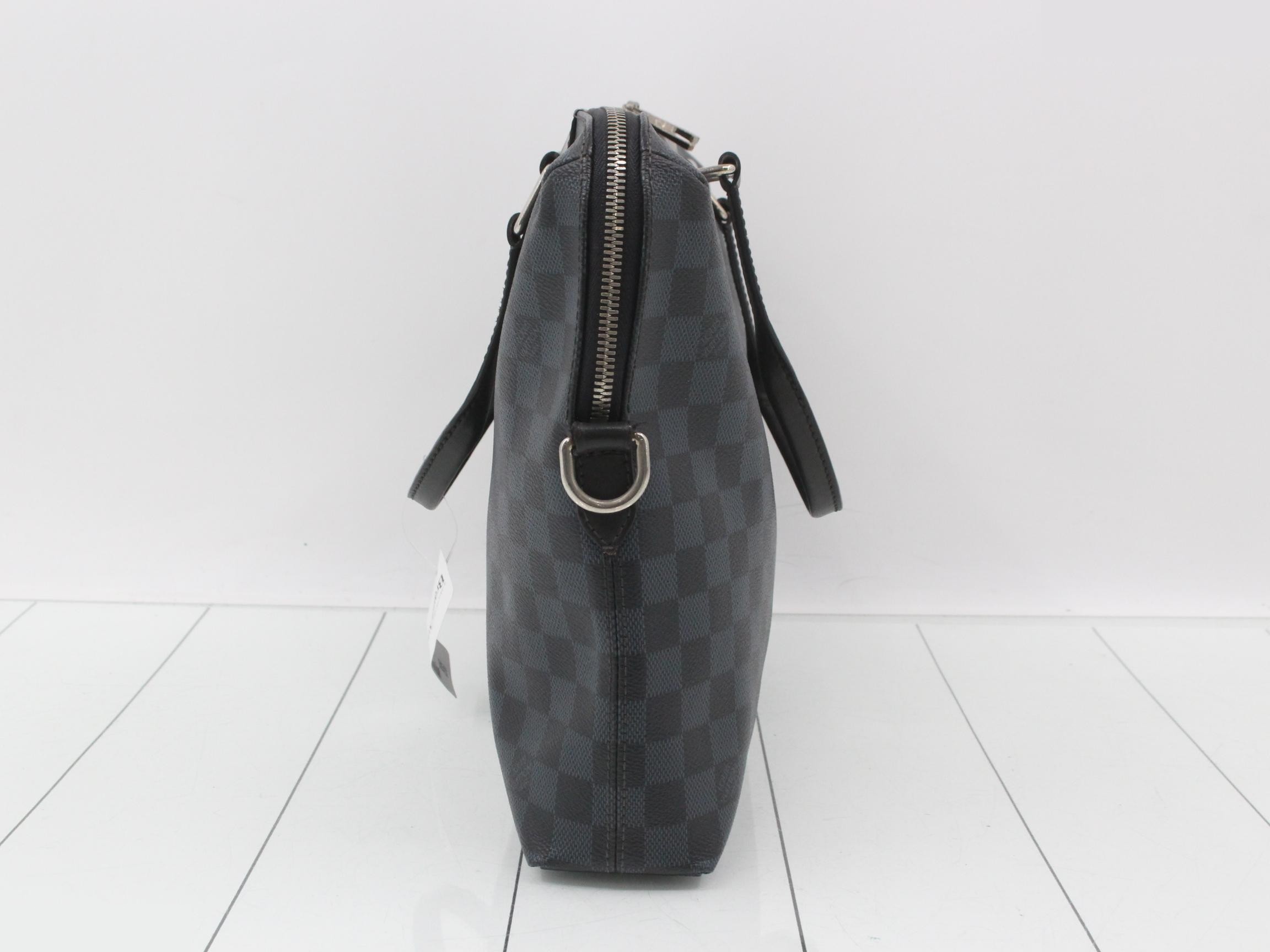 Port Document Jour PDJ Damier Graphite Noir — view 4