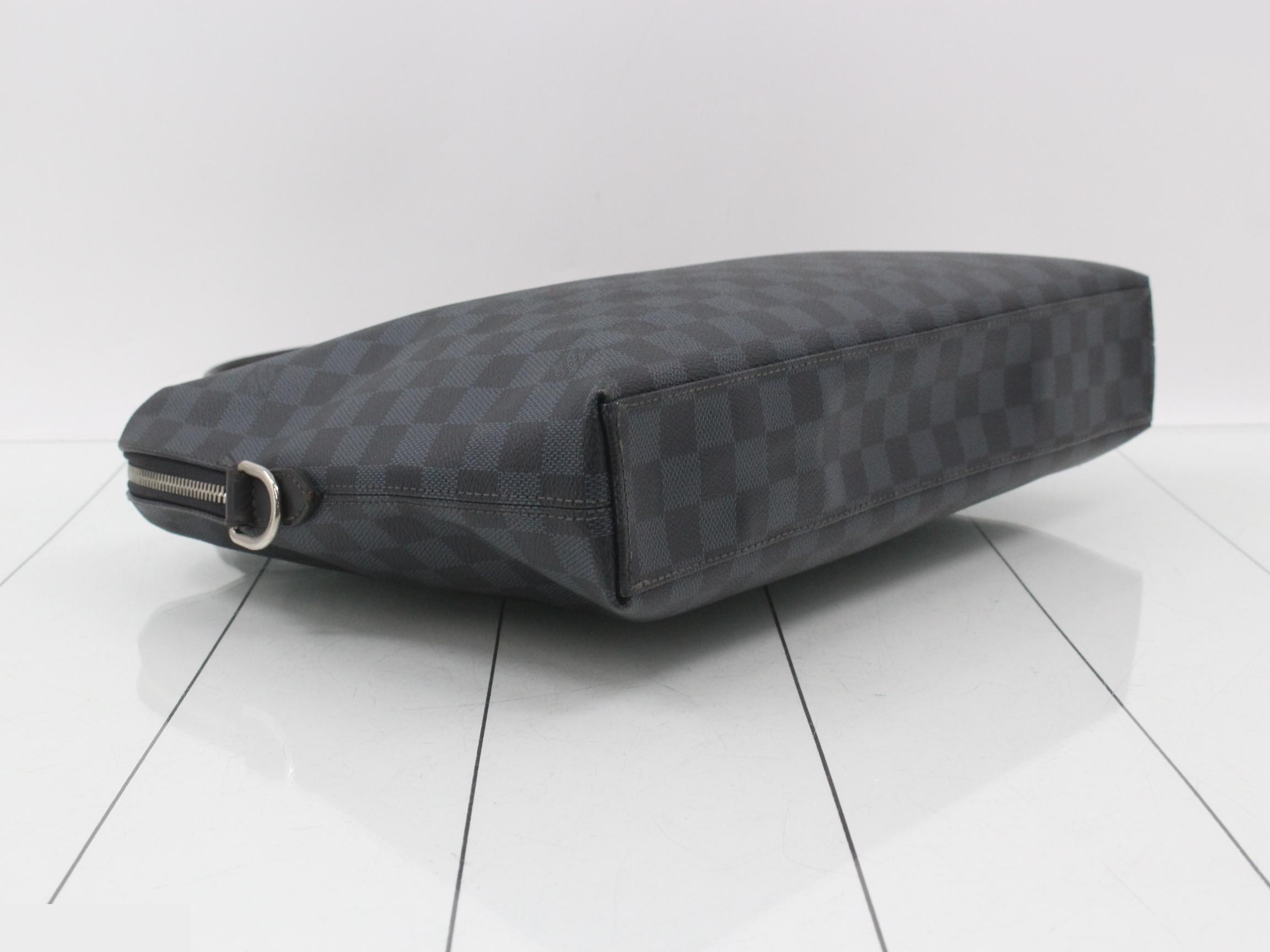 Port Document Jour PDJ Damier Graphite Noir — view 5