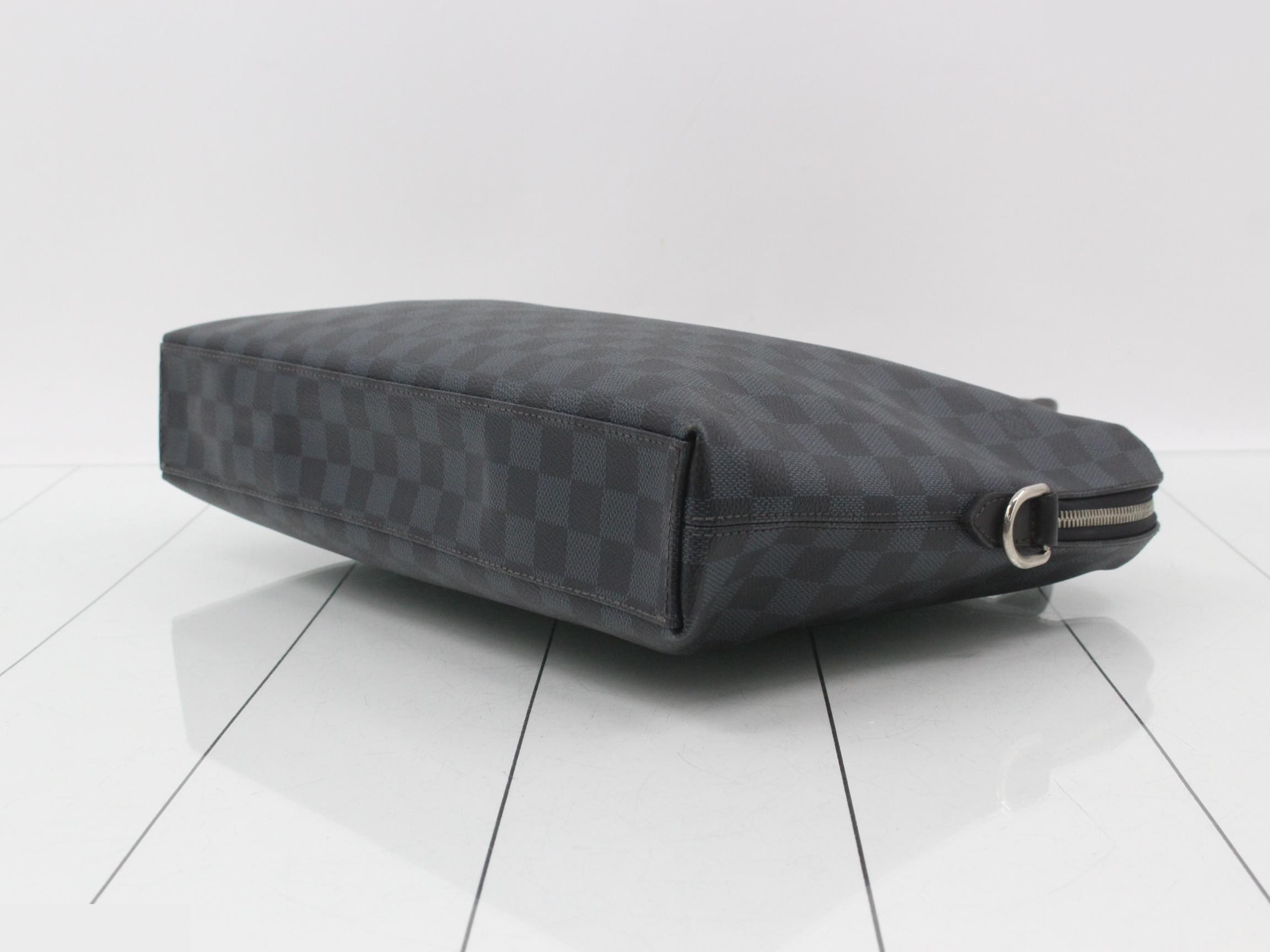Port Document Jour PDJ Damier Graphite Noir — view 6
