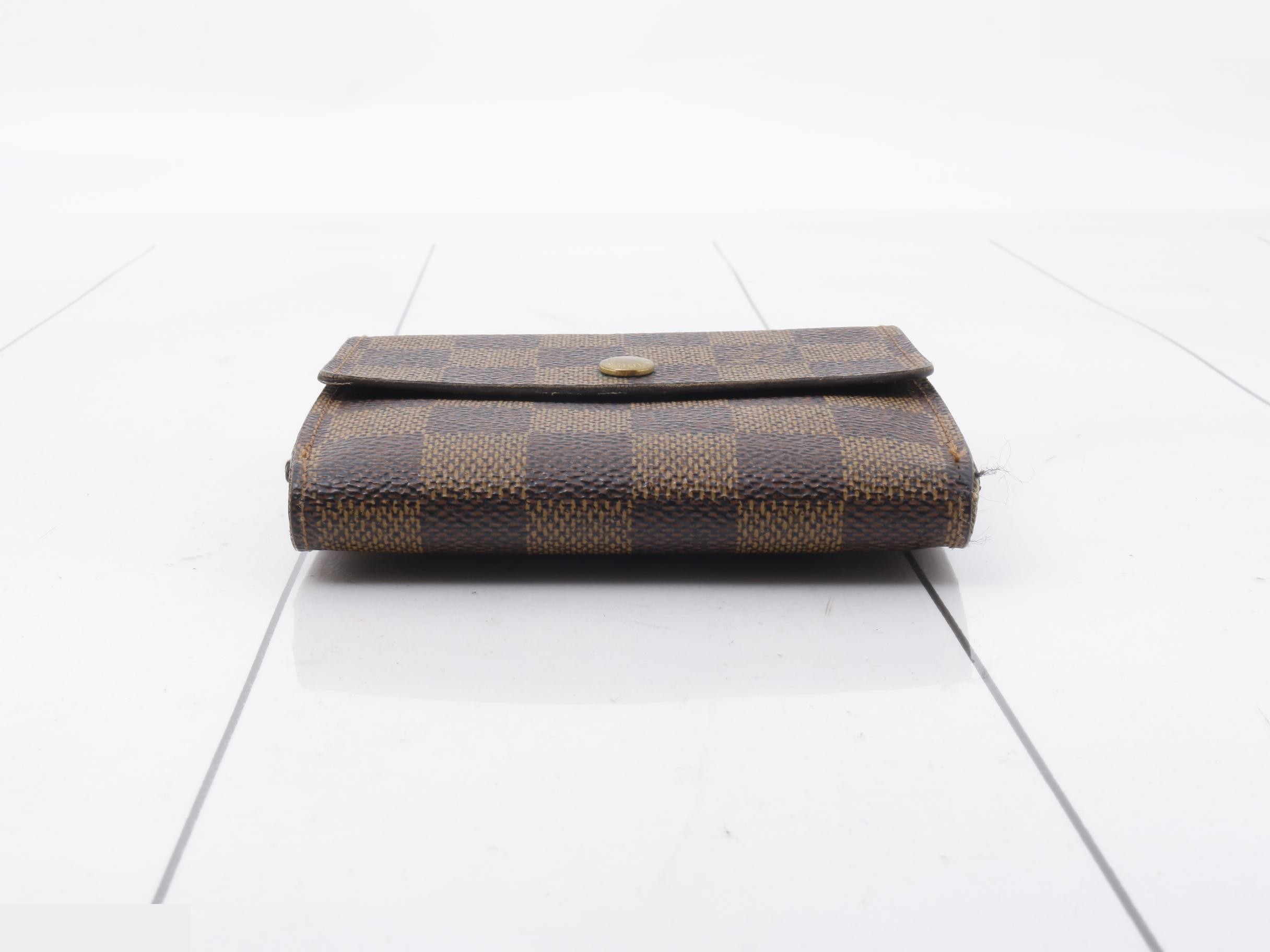 Damier pattern double snap wallet — view 3