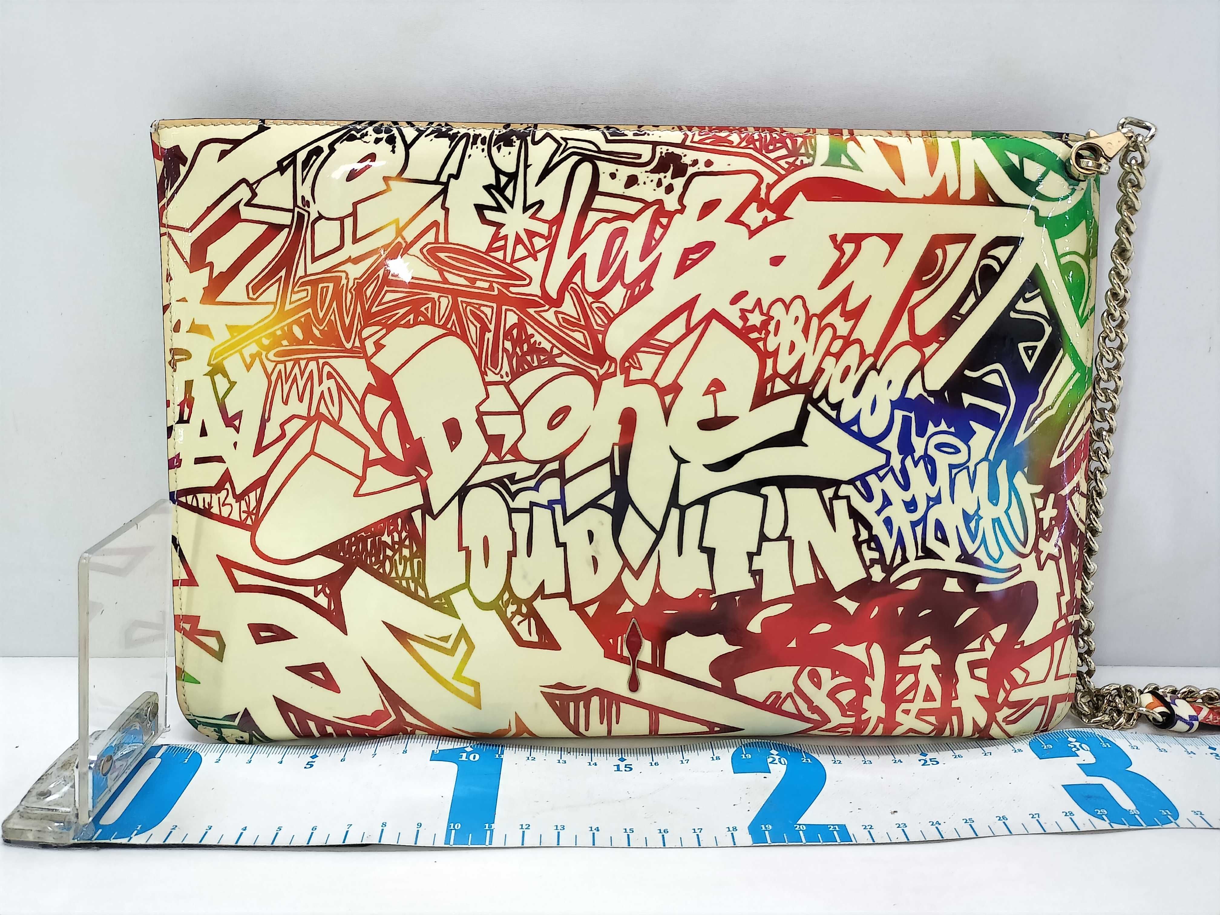 Clutch Graffiti Loubiclutch Chain Shoulder Bag — view 2