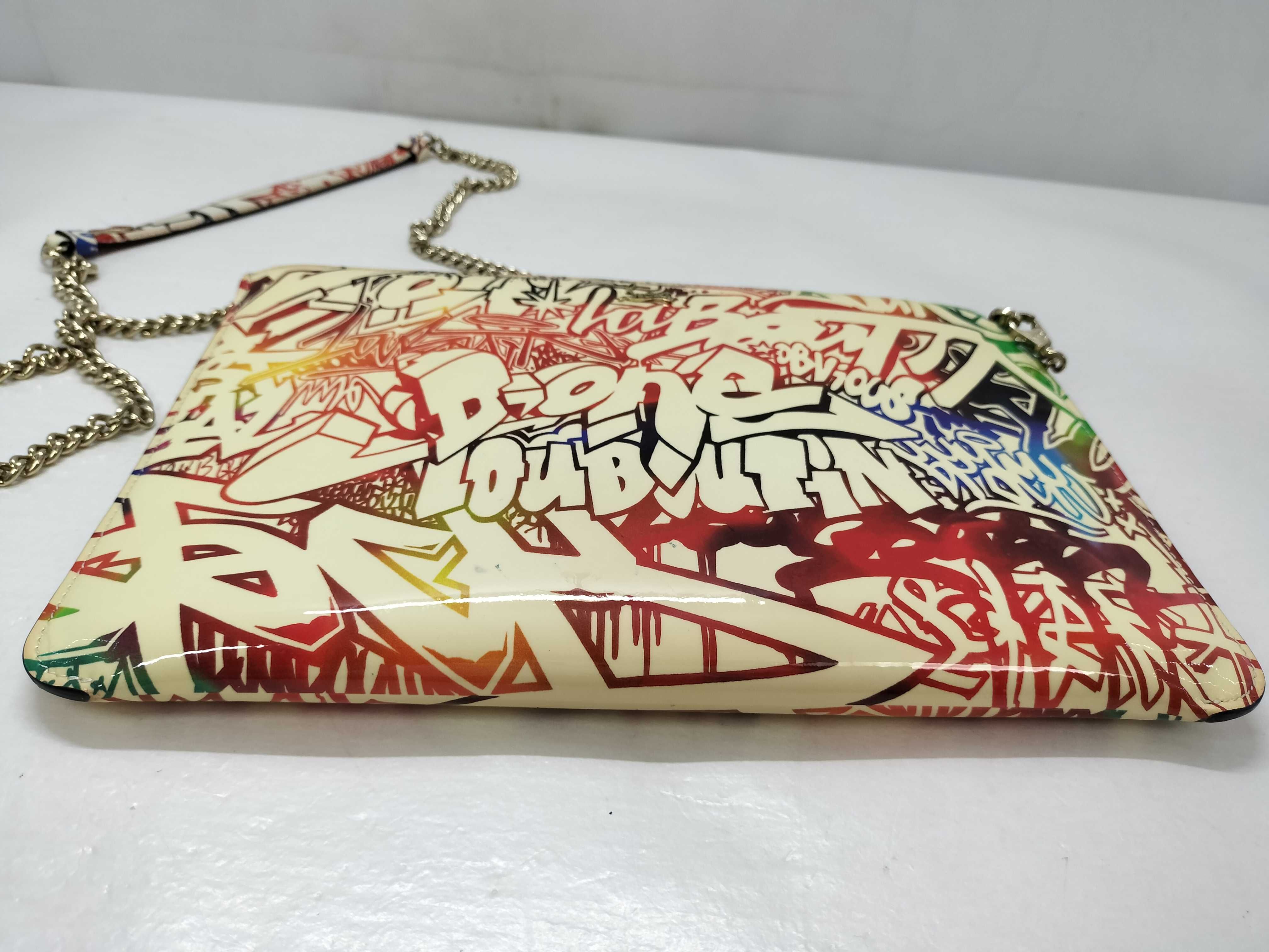 Clutch Graffiti Loubiclutch Chain Shoulder Bag — view 13
