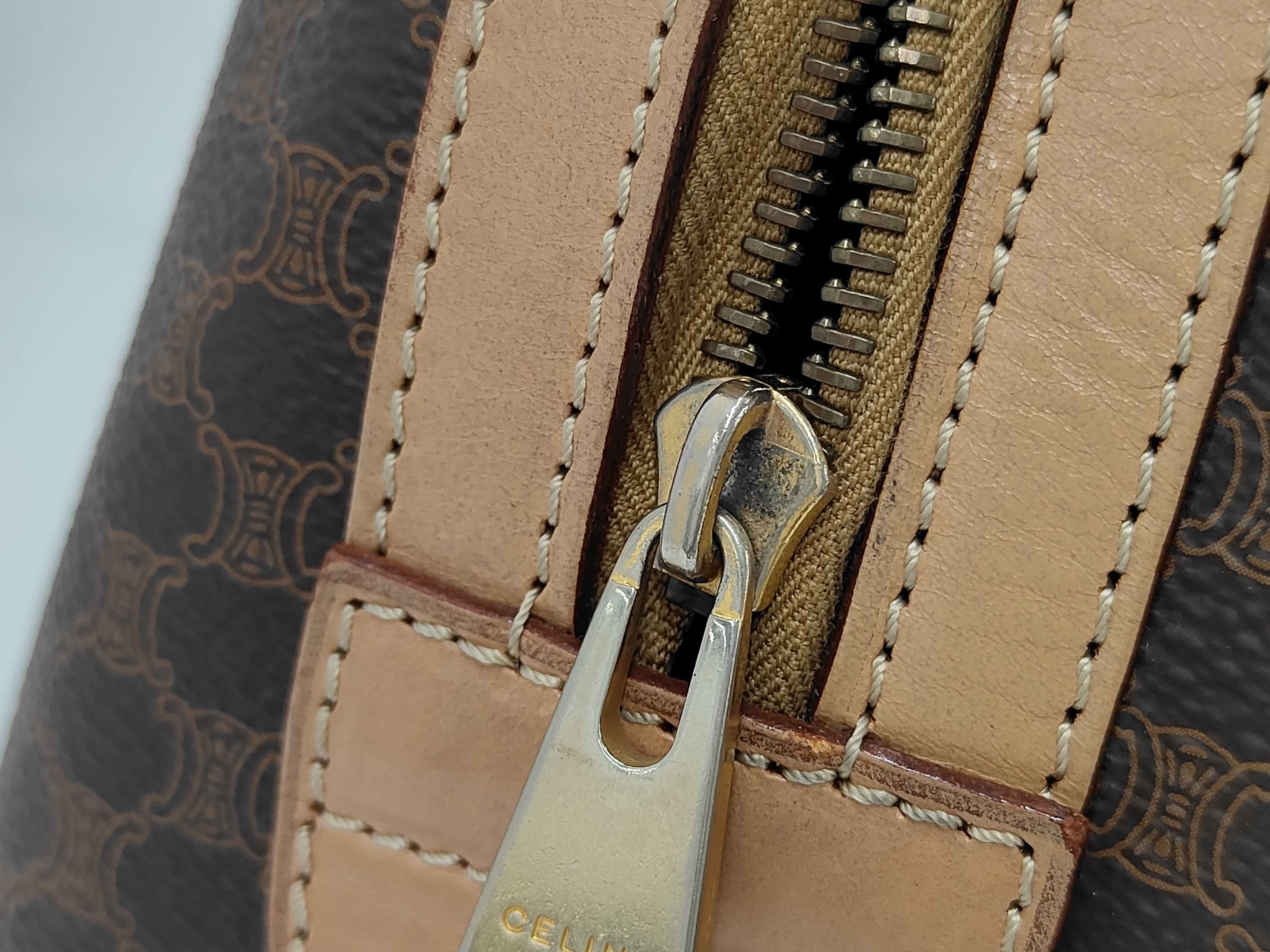 Macadam Old Vintage Handbag Boston Bag — view 9