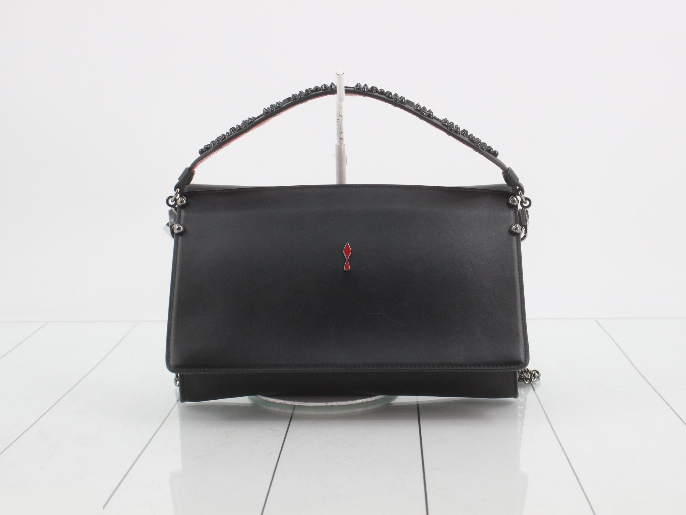 Studded chain suede shoulder bag (2-way) — view 2