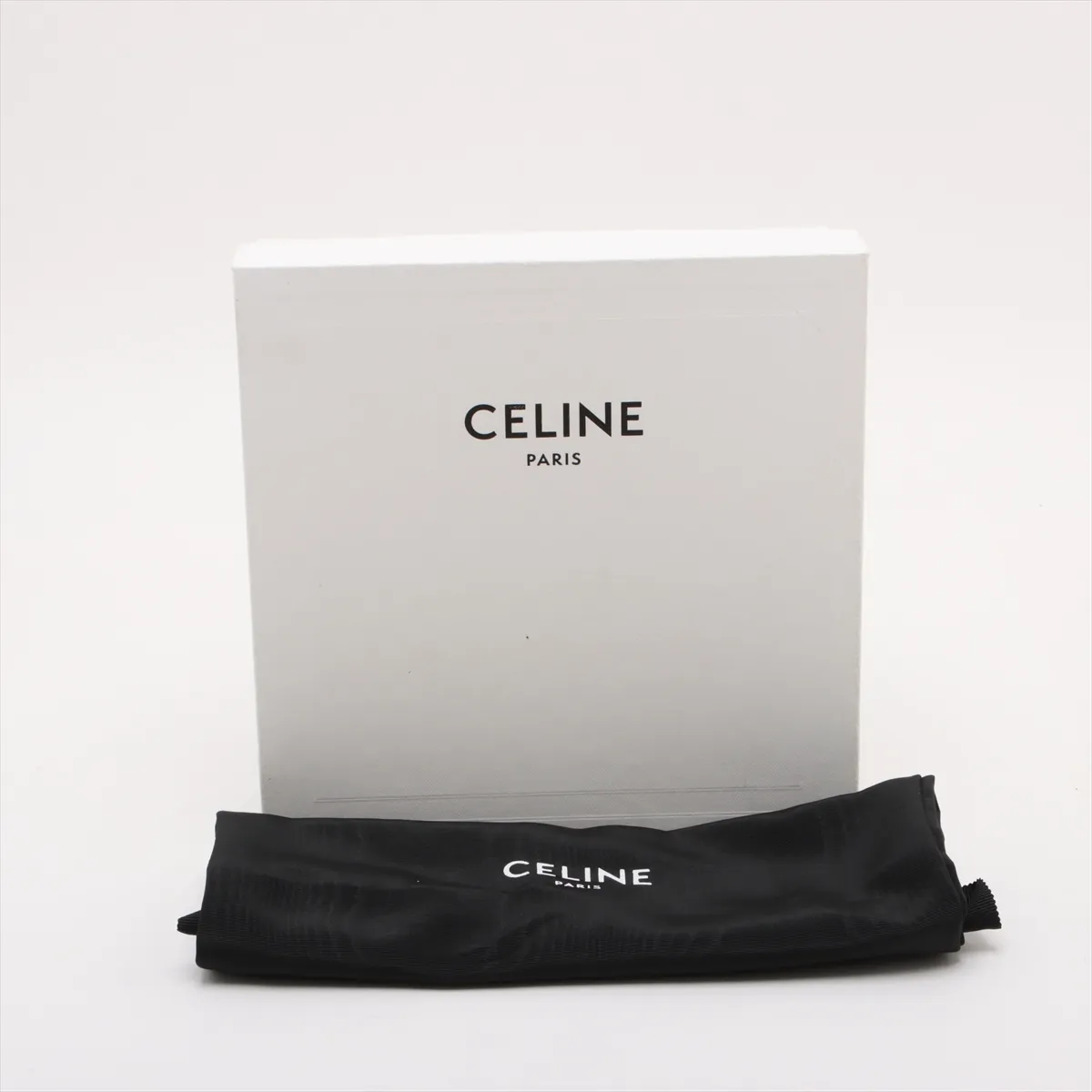 Mini Triomphe Leather Shoulder Bag Beige — view 10