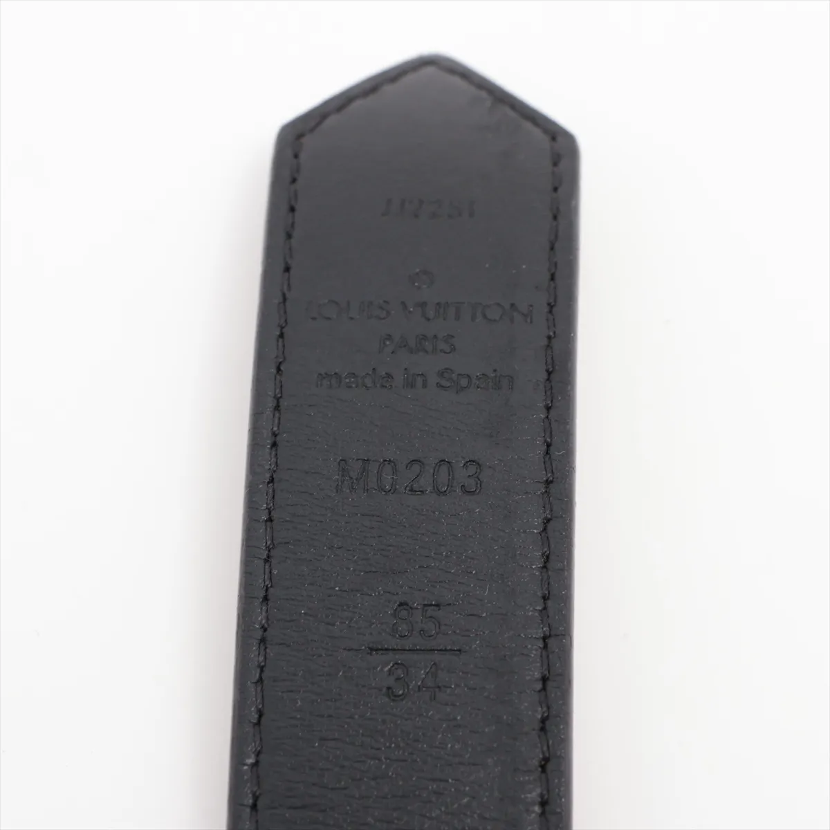 M0203 Sainteur Dauphine 25MM Reversible JJ2251 Belt 85 PVC x Leather Black x Brown — view 5
