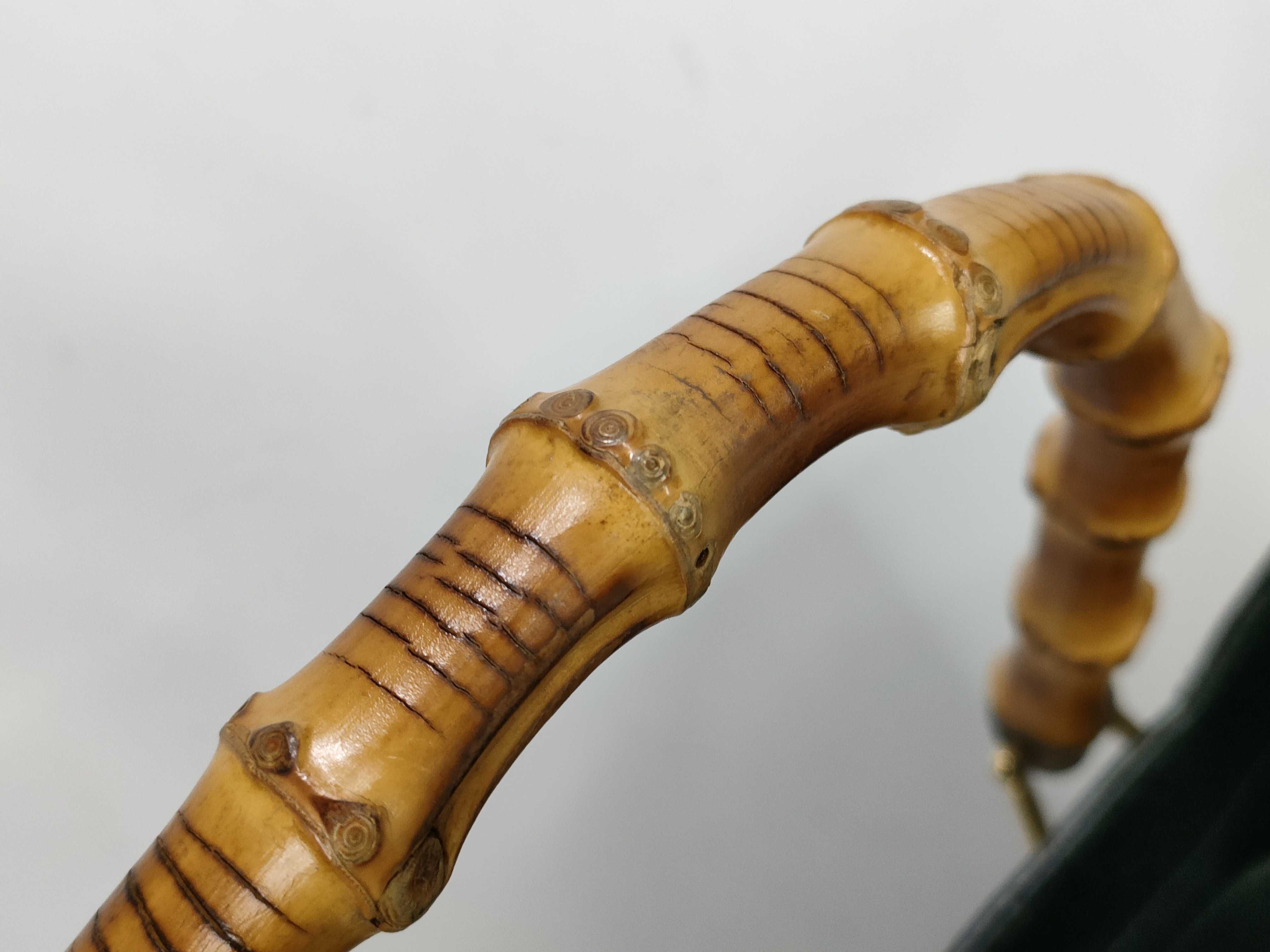 Bamboo Handbag (with some wear inside) — view 4