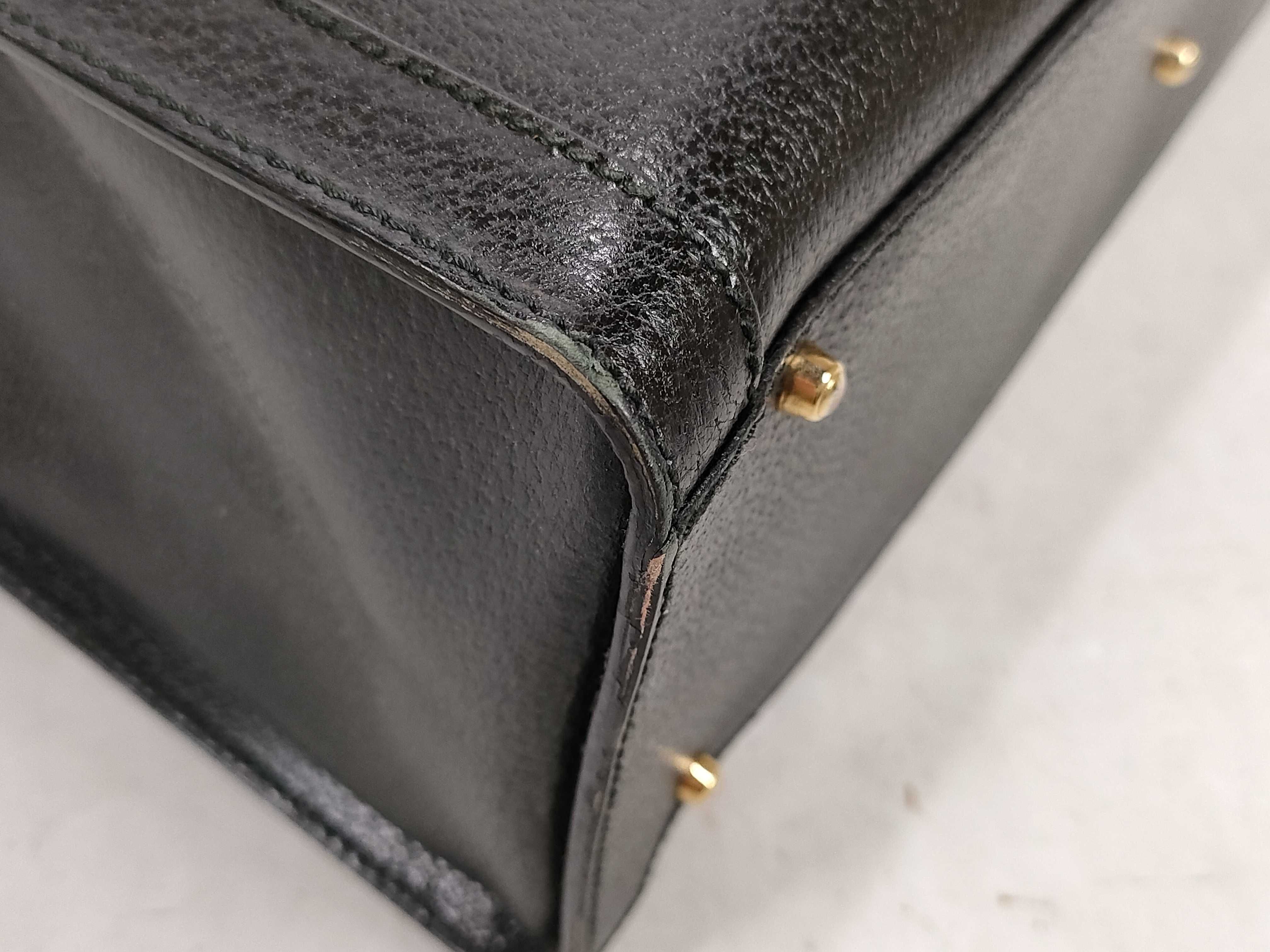 Bamboo Handbag (with some wear inside) — view 7